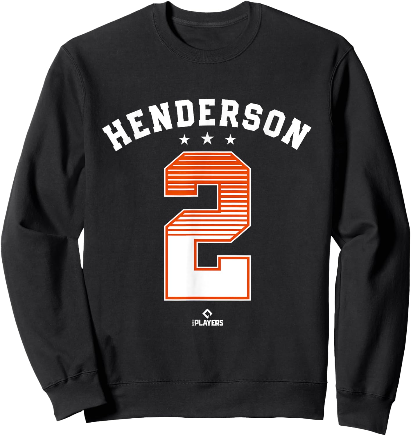 Gunnar Henderson 2 Baltimore MLBPA Sweatshirt - Sweatshirt | Black