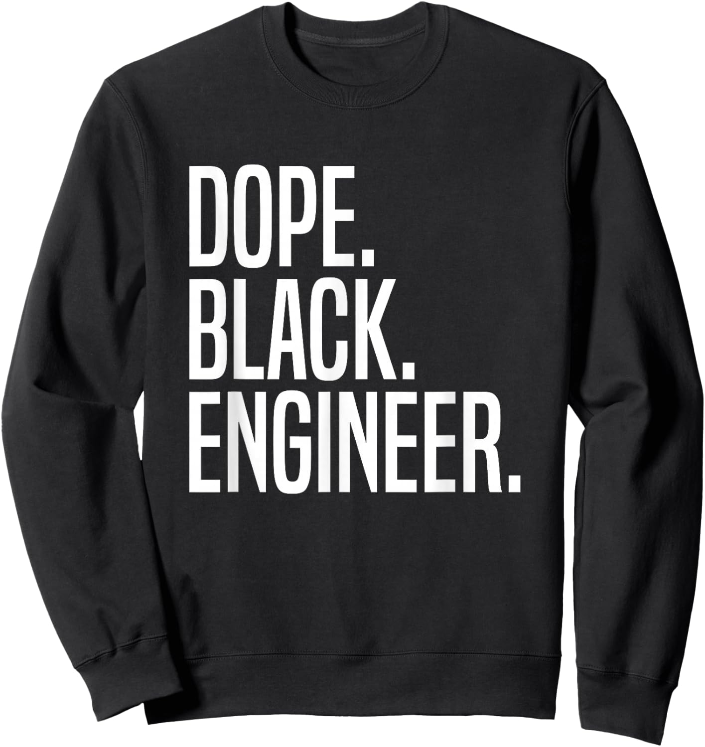 Dope Black Engineer Sweatshirt - Sweatshirt | Black