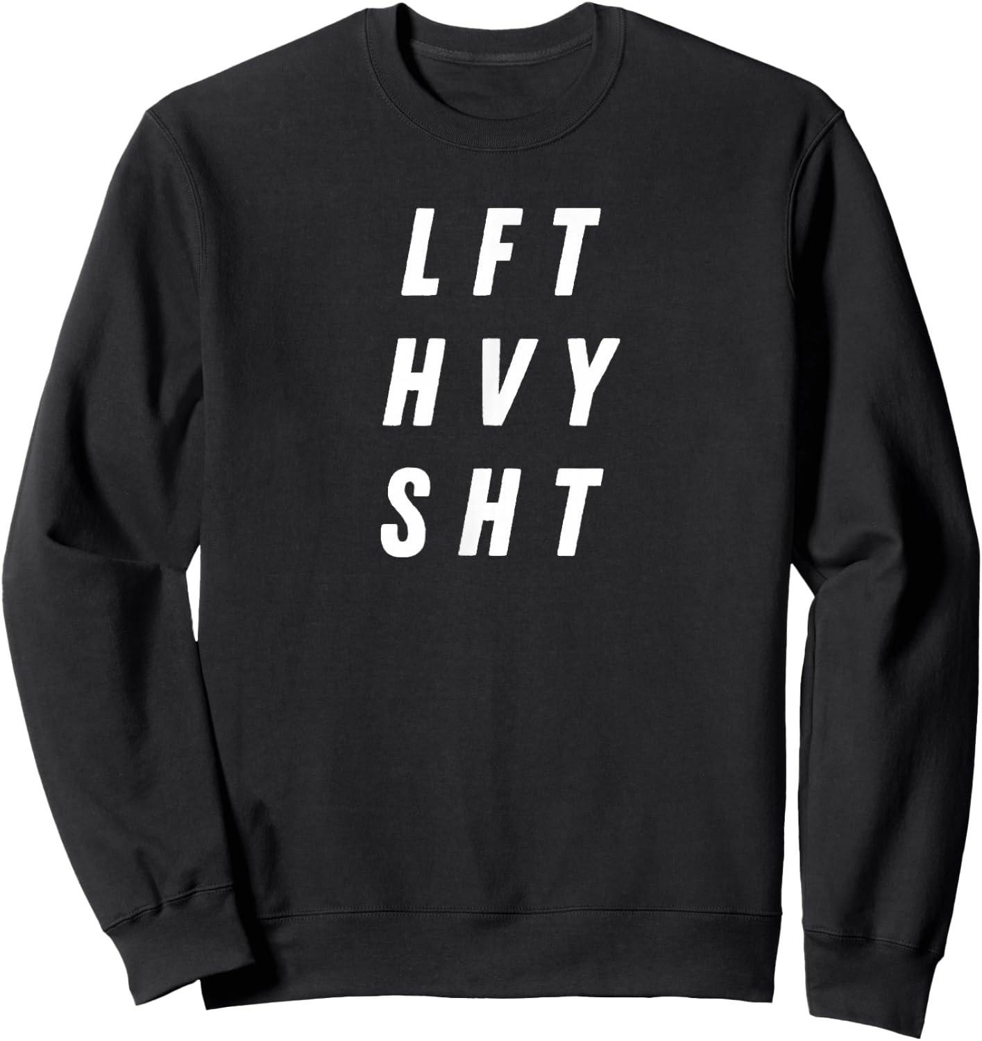 Lift Heavy Pump Cover Oversized Gym Workout Design Sweatshirt - Sweatshirt | Black