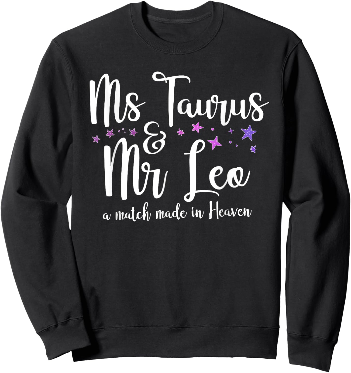 Taurus Wife Leo Husband Sweatshirt - Sweatshirt | Black