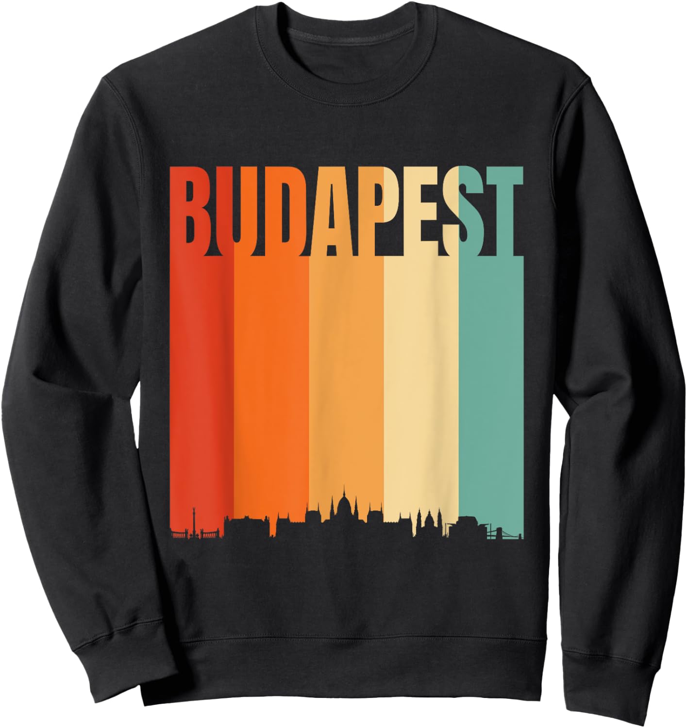 Beauty Of Budapest Sweatshirt - Sweatshirt | Black