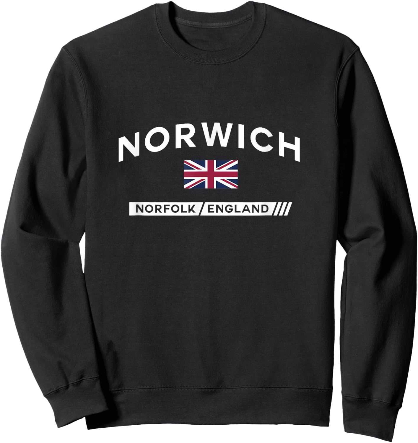 Norwich, Norfolk, East, England UK Sweatshirt - Sweatshirt | Black