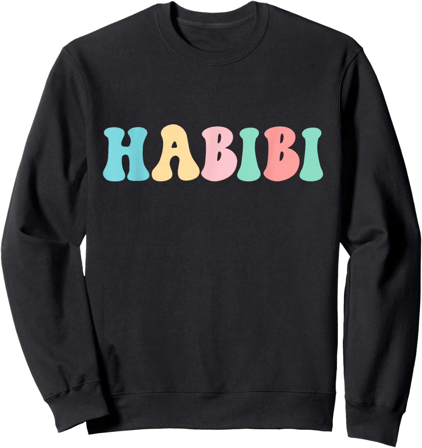 Habibi Darling Arabic Sweatshirt - Sweatshirt | Black