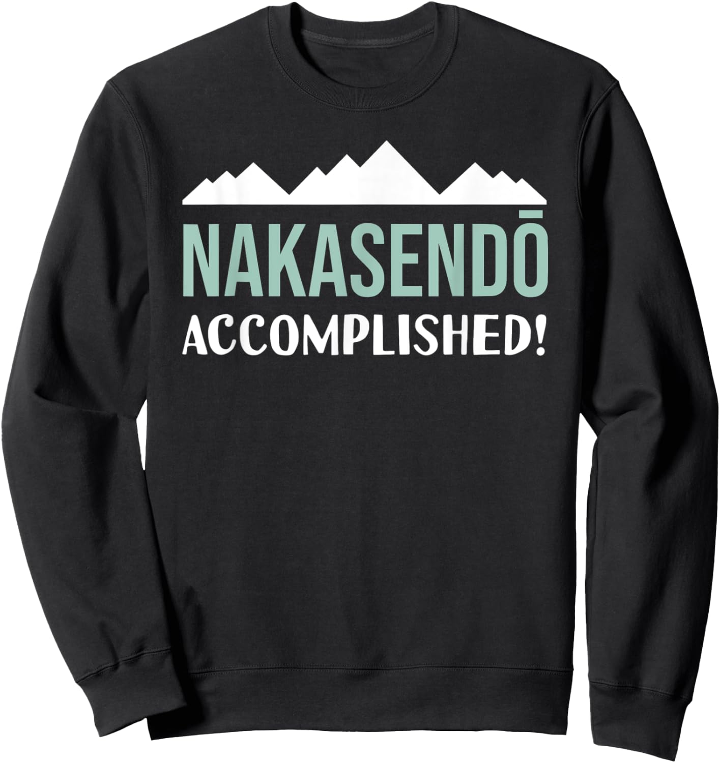Nakasendo Accomplished Hiking Route In Japan Sweatshirt - Sweatshirt | Black