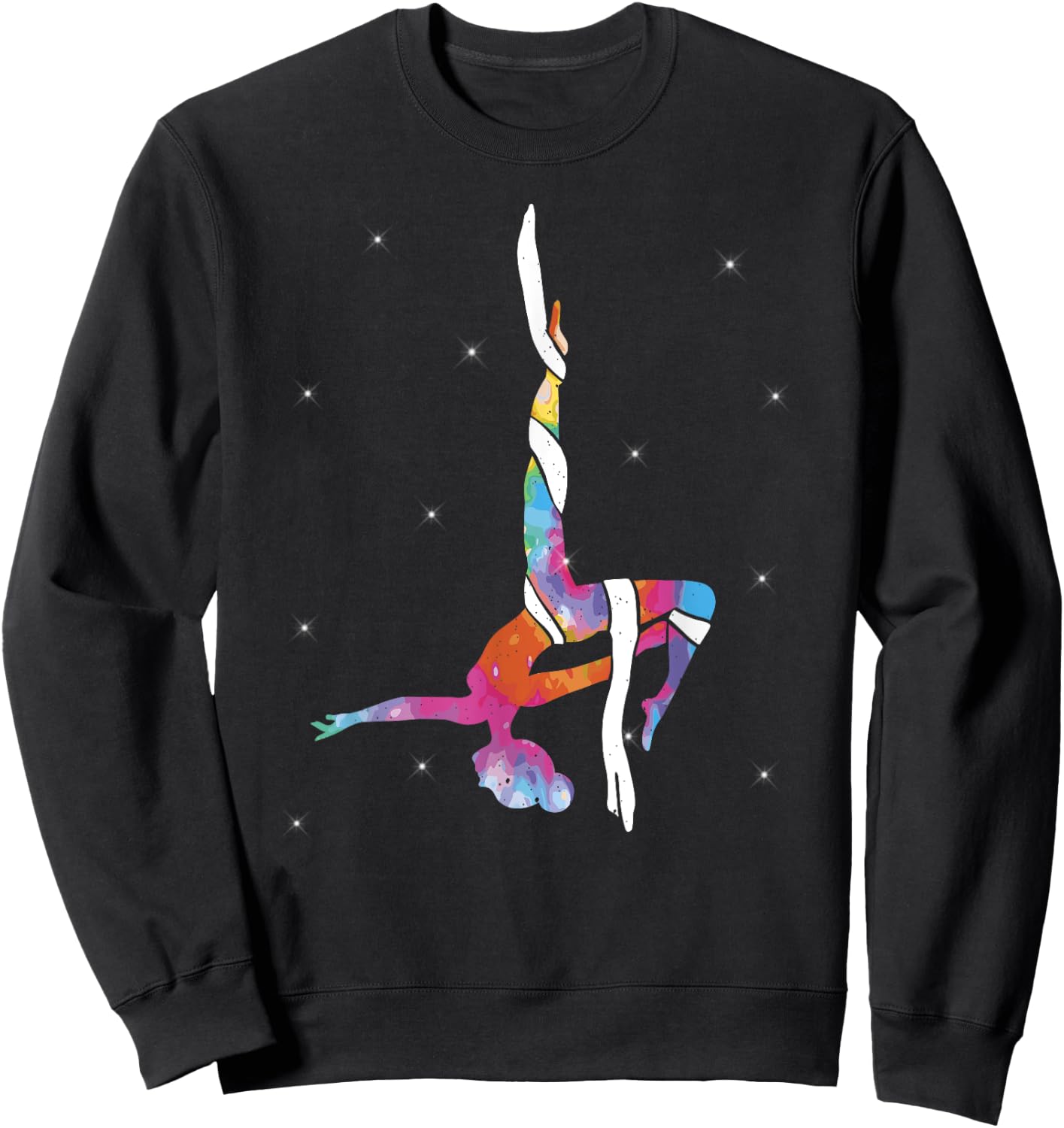 Aerialist - Aerial silk yoga - Aerial silks Acrobatics Sweatshirt - Sweatshirt | Black