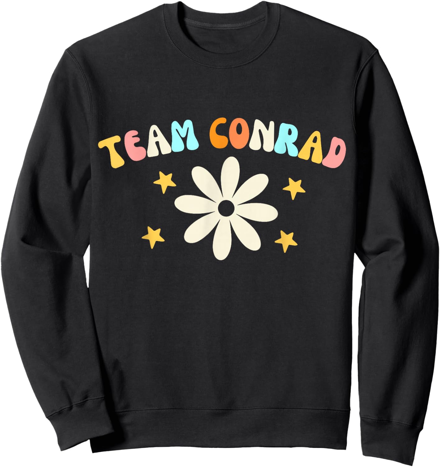 Team Conrad Groovy Sweatshirt - Sweatshirt | Black