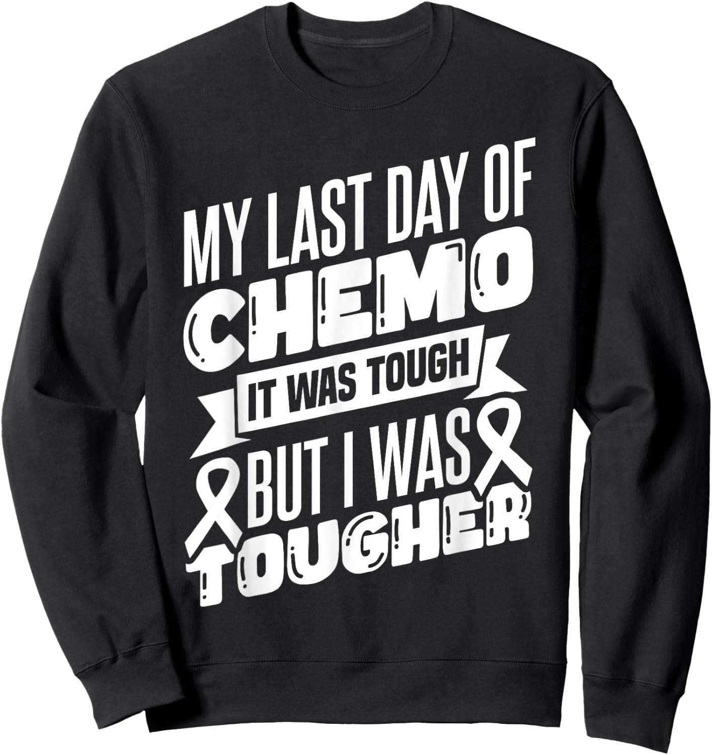 Warrior Chemotherapy Chemo Chemo Patient Sweatshirt - Sweatshirt | Black