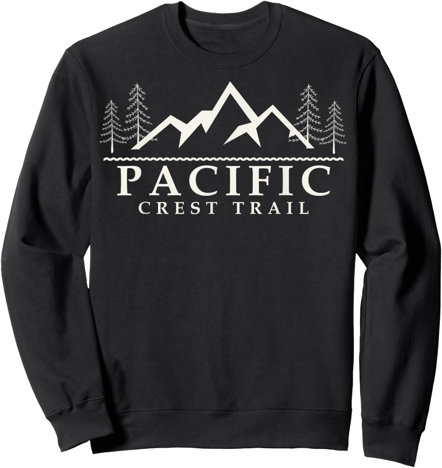 Pacific Crest Trail Hiking Sweatshirt - Sweatshirt | Black