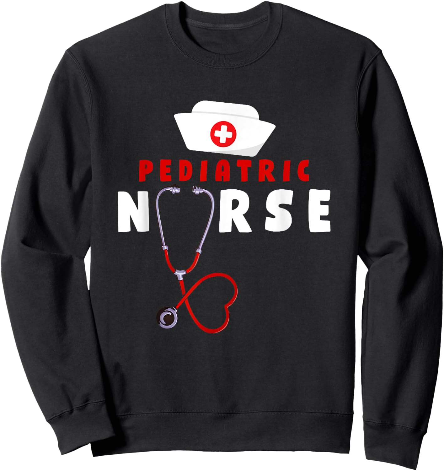 Pediatric Nurse Sweatshirt - Sweatshirt | Black