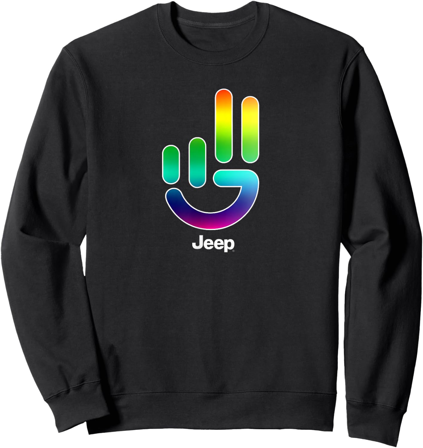 Jeep Wave Pride Sweatshirt - Sweatshirt | Black