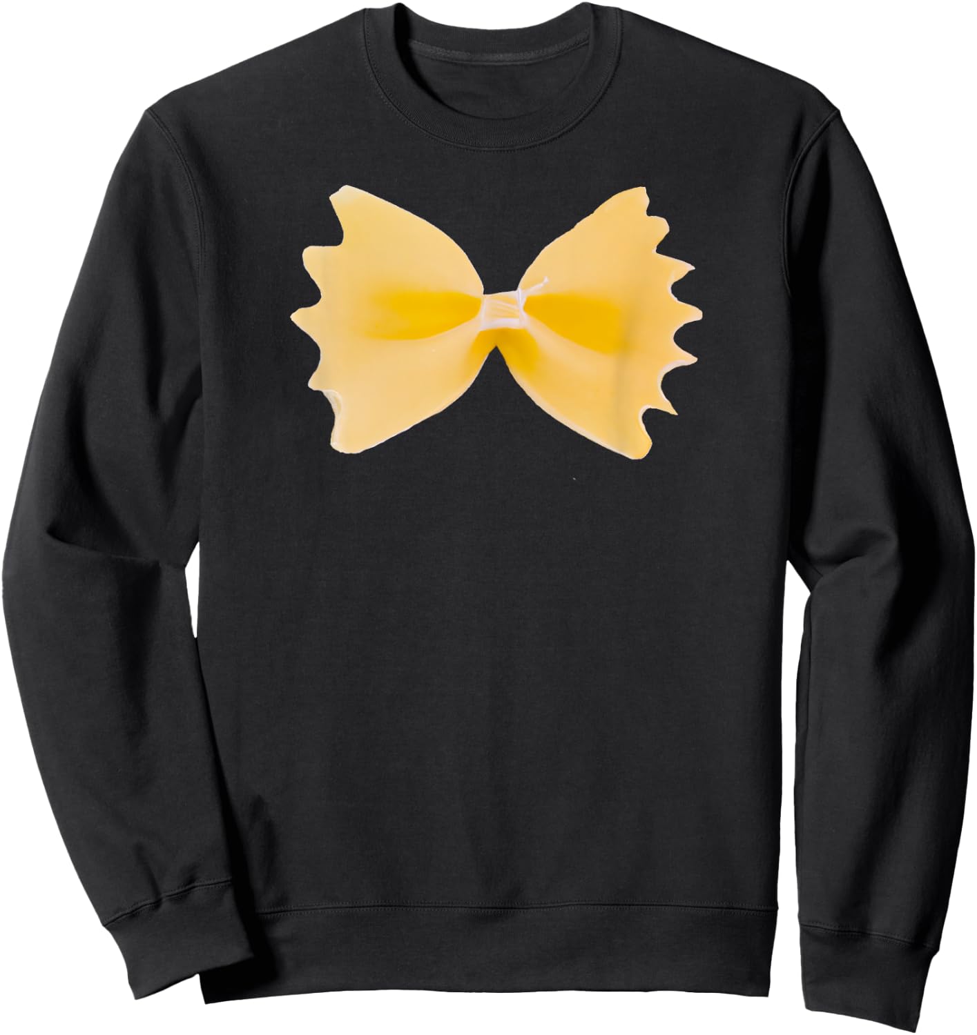 Bow Tie Pasta Sweatshirt - Sweatshirt | Black