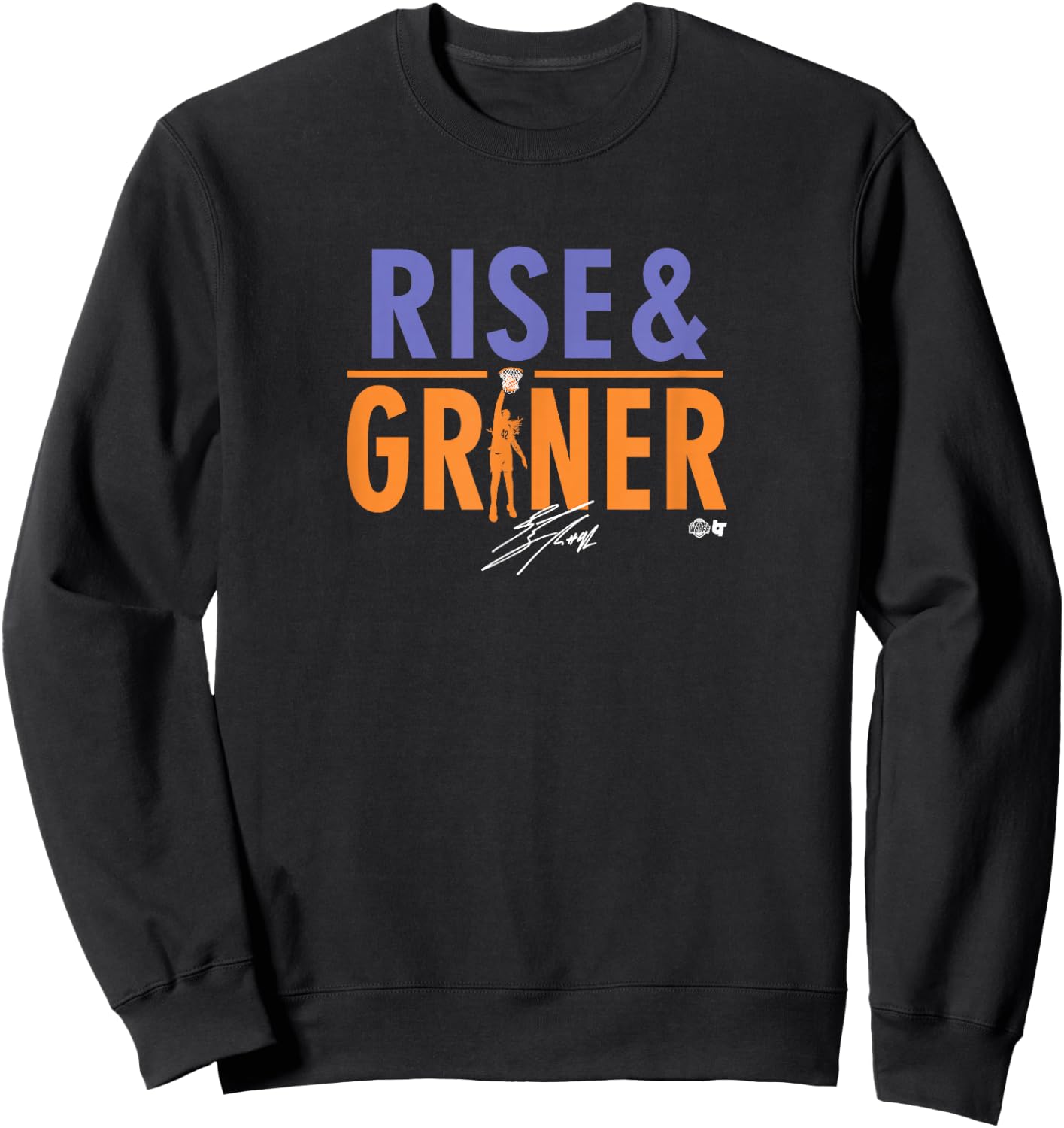 BRITTNEY GRINER: RISE AND GRINER - Phoenix Basketball Sweatshirt - Sweatshirt | Black