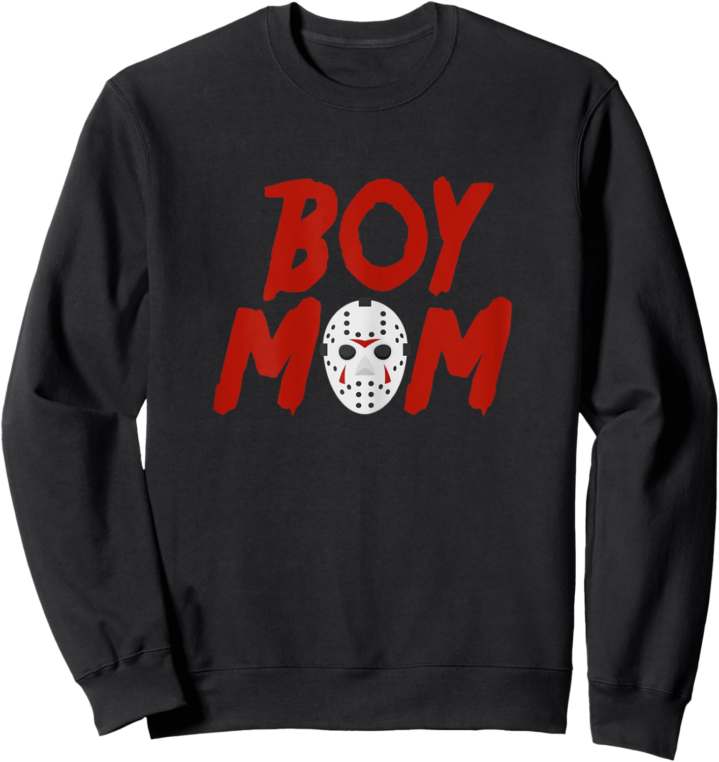 Boy Mom I Wish It was Friday Halloween Sweatshirt - Sweatshirt | Black
