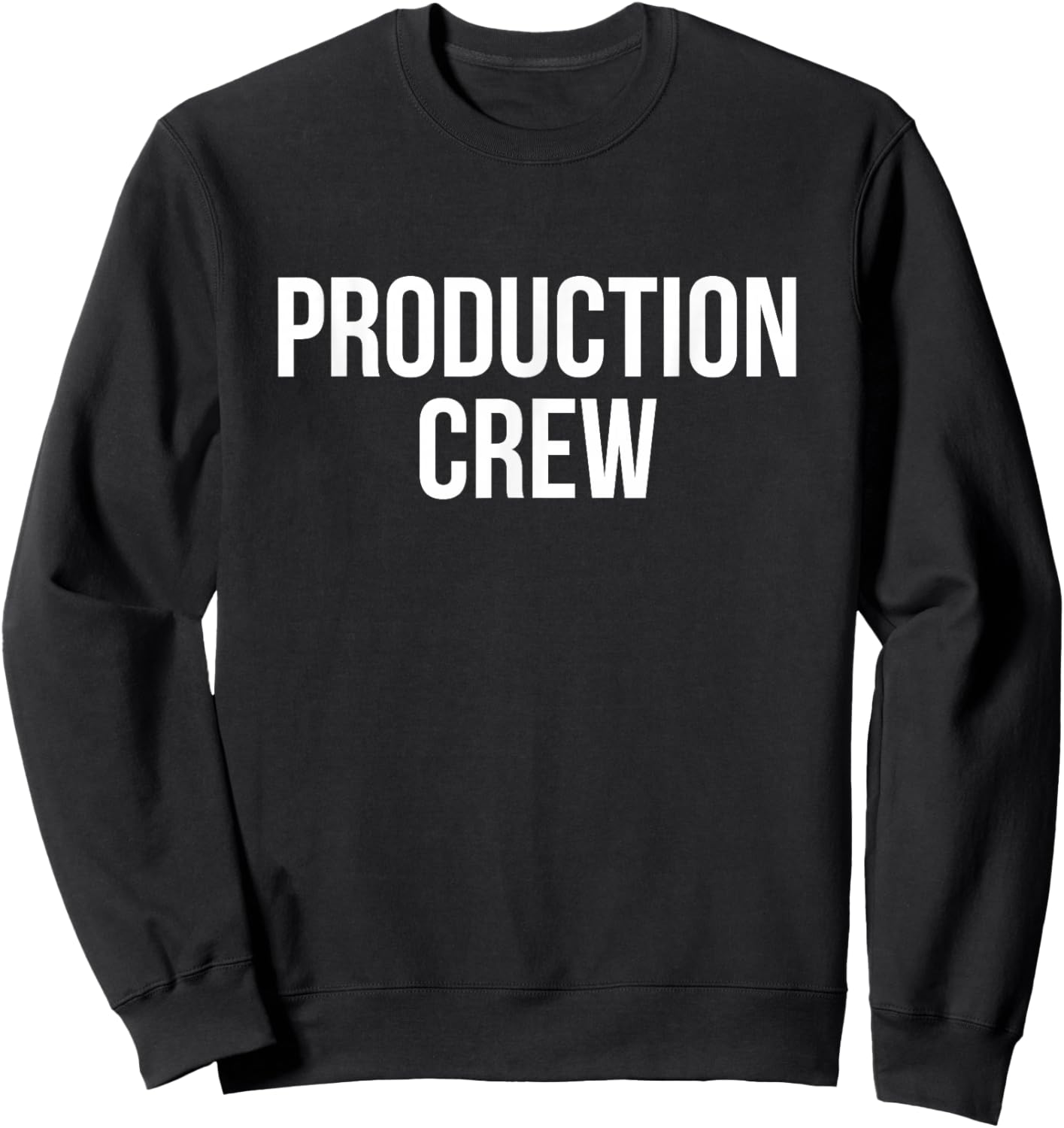 Production Crew Sweatshirt - Sweatshirt | Black