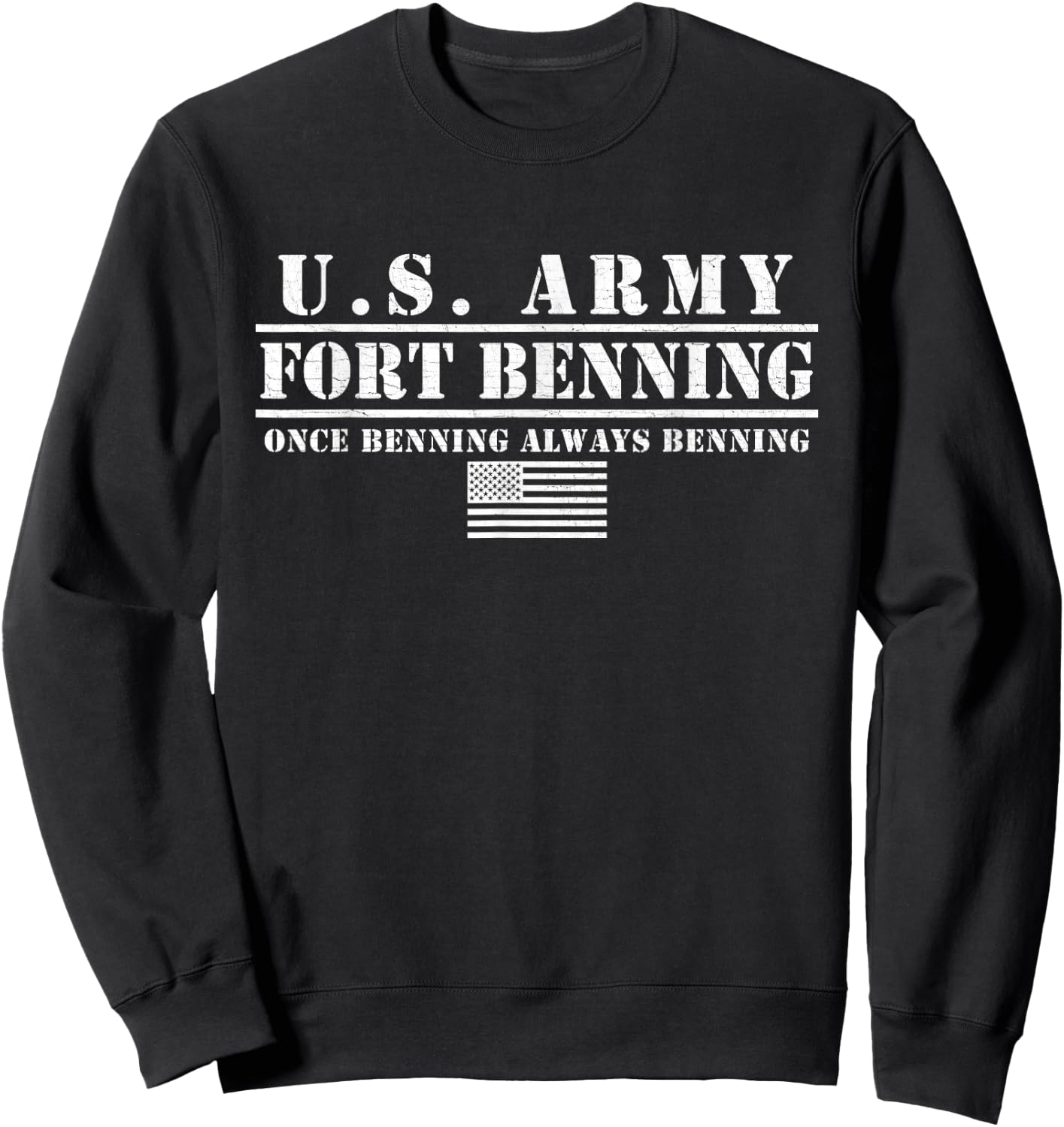 Fort Benning Georgia Army Infantry Harmony Church Black -Kids Sweatshirt - Sweatshirt | Black