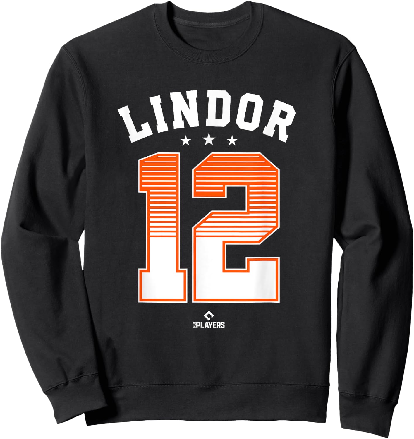 Francisco Lindor 12 New York MLBPA Sweatshirt - Sweatshirt | Black