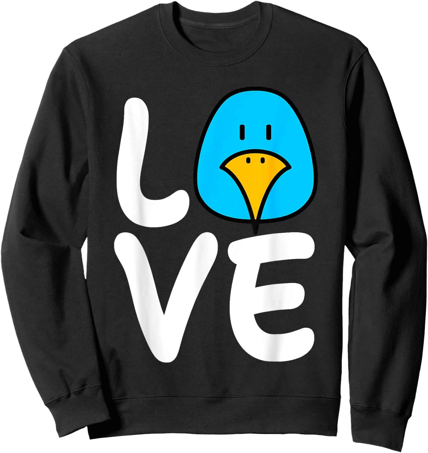 Birds LOVE Shirt | Bird Lover Shirt | Cool Bird Sweatshirt - Sweatshirt | Black