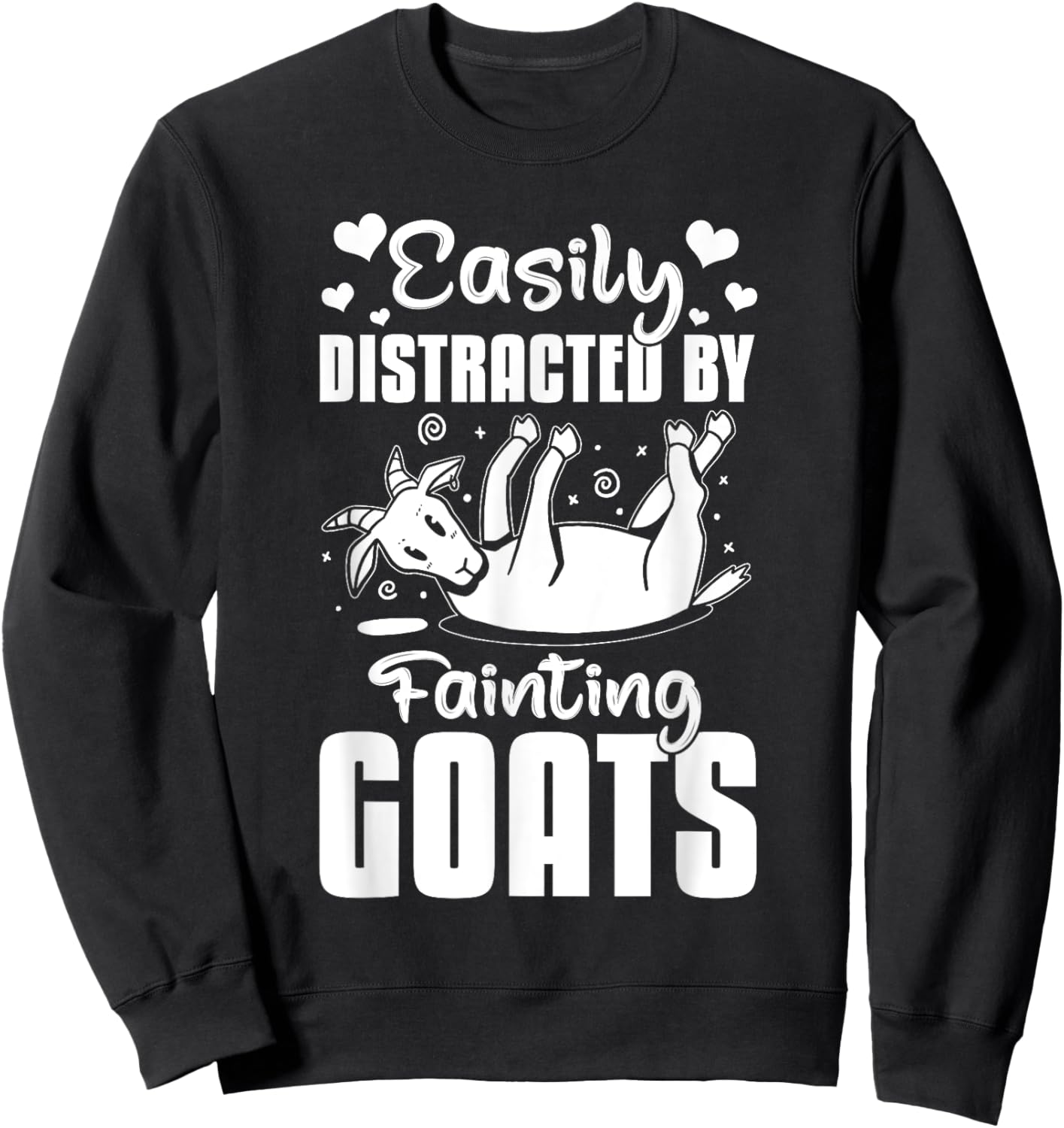 Fainting Goat Funny Tennessee Myotonic Goats Sweatshirt - Sweatshirt | Black