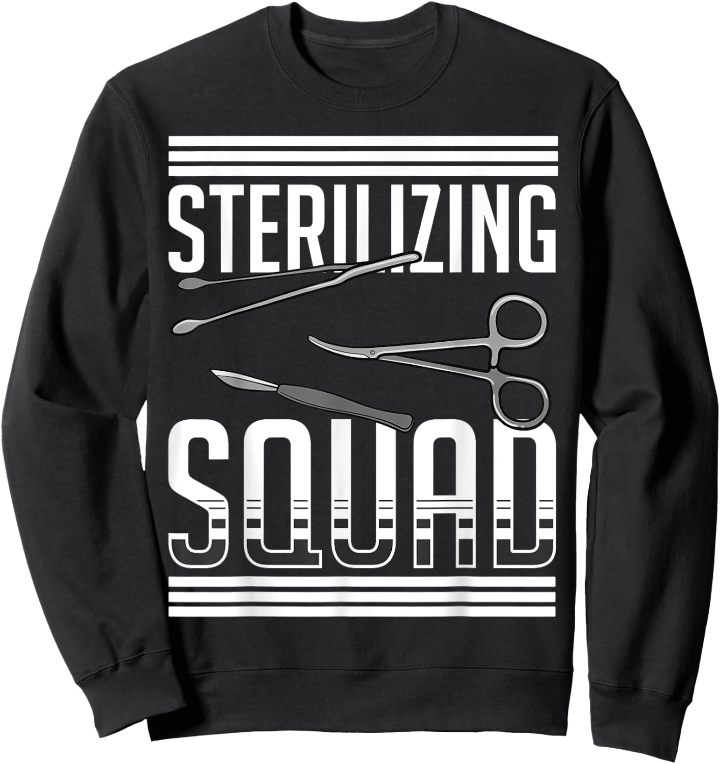 Sterile Processing Technician Instruments Tech Certification Sweatshirt - Sweatshirt | Black