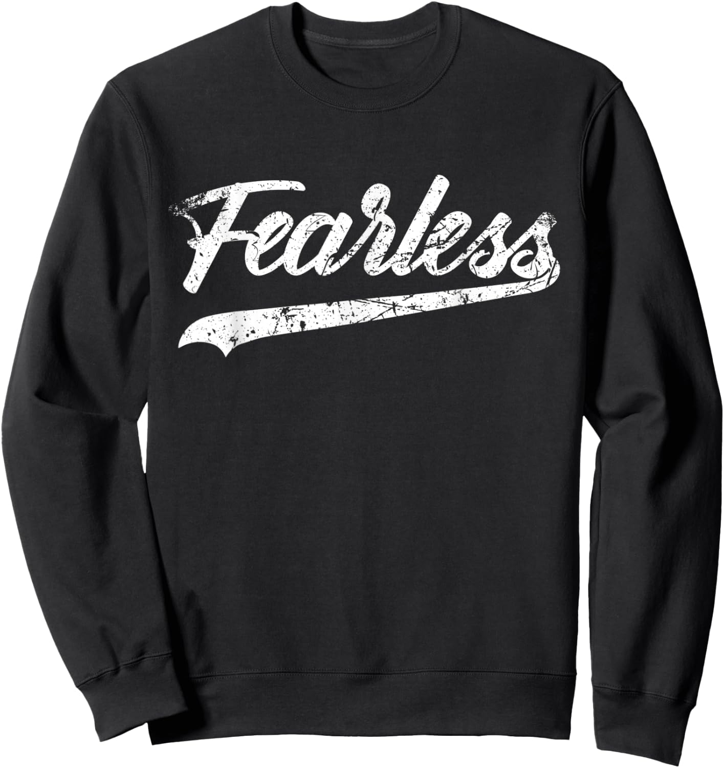 Fearless Graphic Authentic Sweatshirt - Sweatshirt | Black