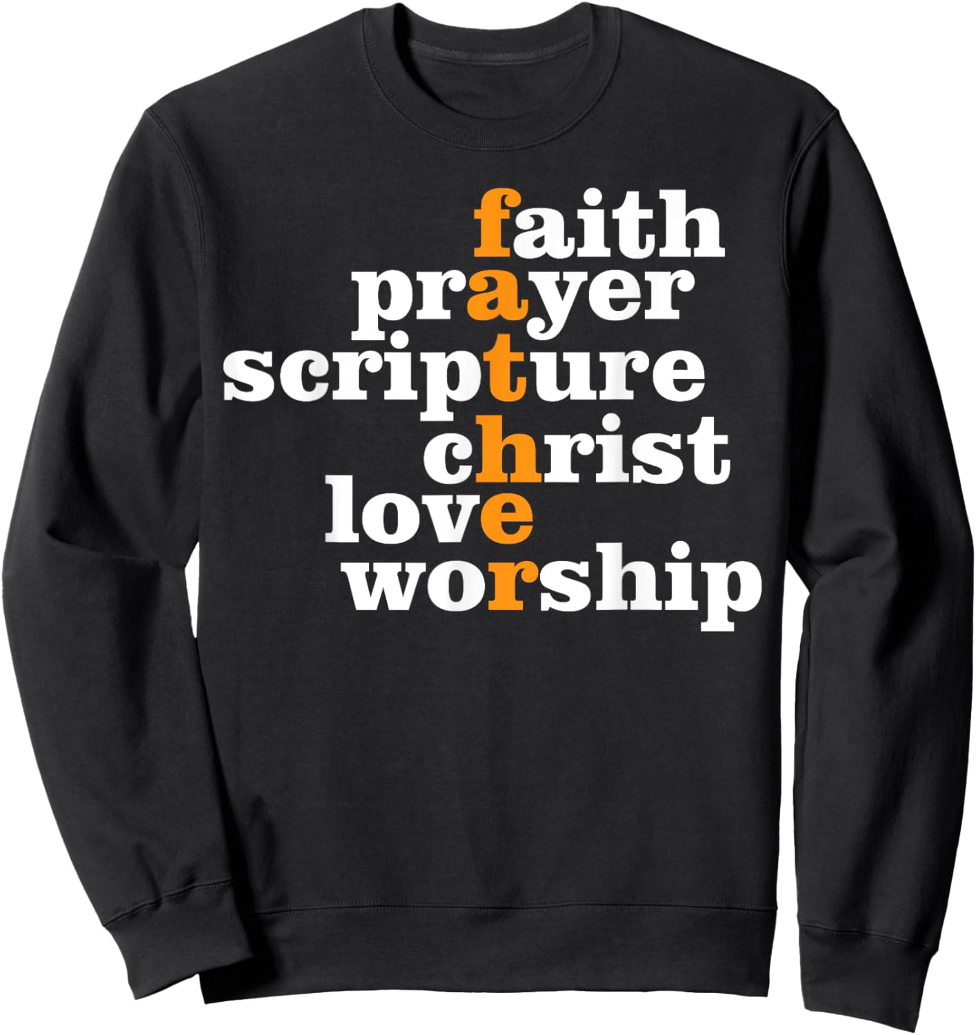 Religious Dad Christian Believer Fatherhood Fathers Day Sweatshirt - Sweatshirt | Black
