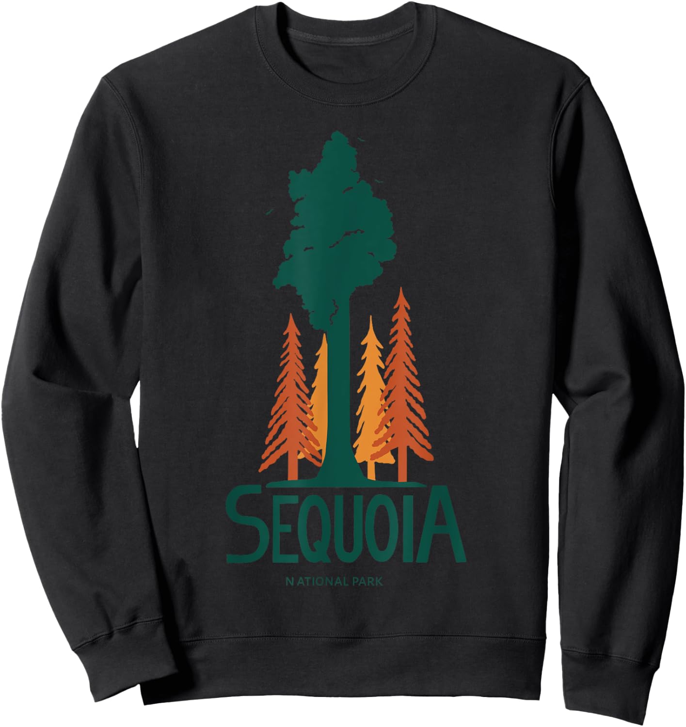 California Sequoia National Park 1890 Sweatshirt - Sweatshirt | Black