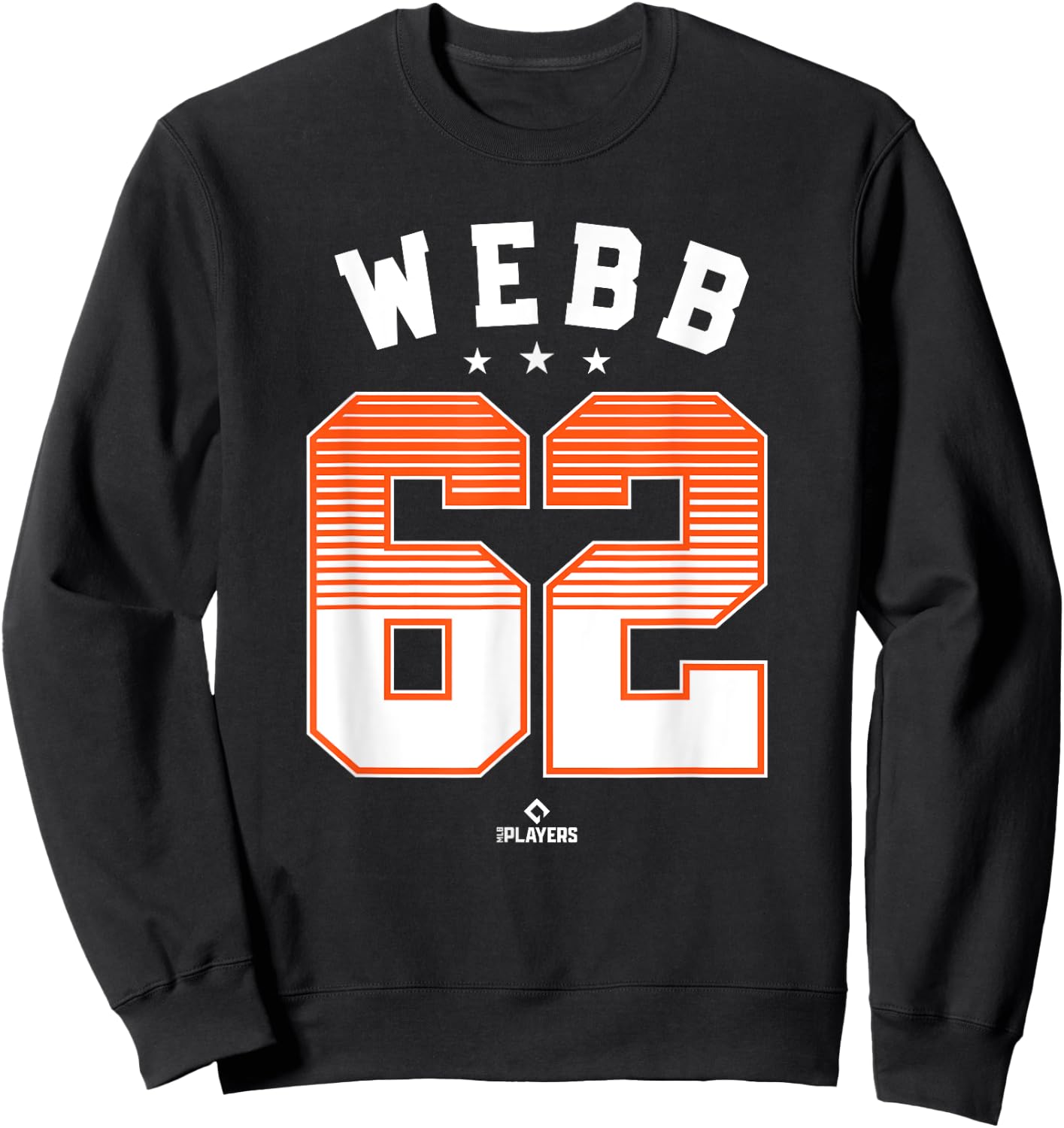 Logan Webb 62 San Francisco MLBPA Sweatshirt - Sweatshirt | Black