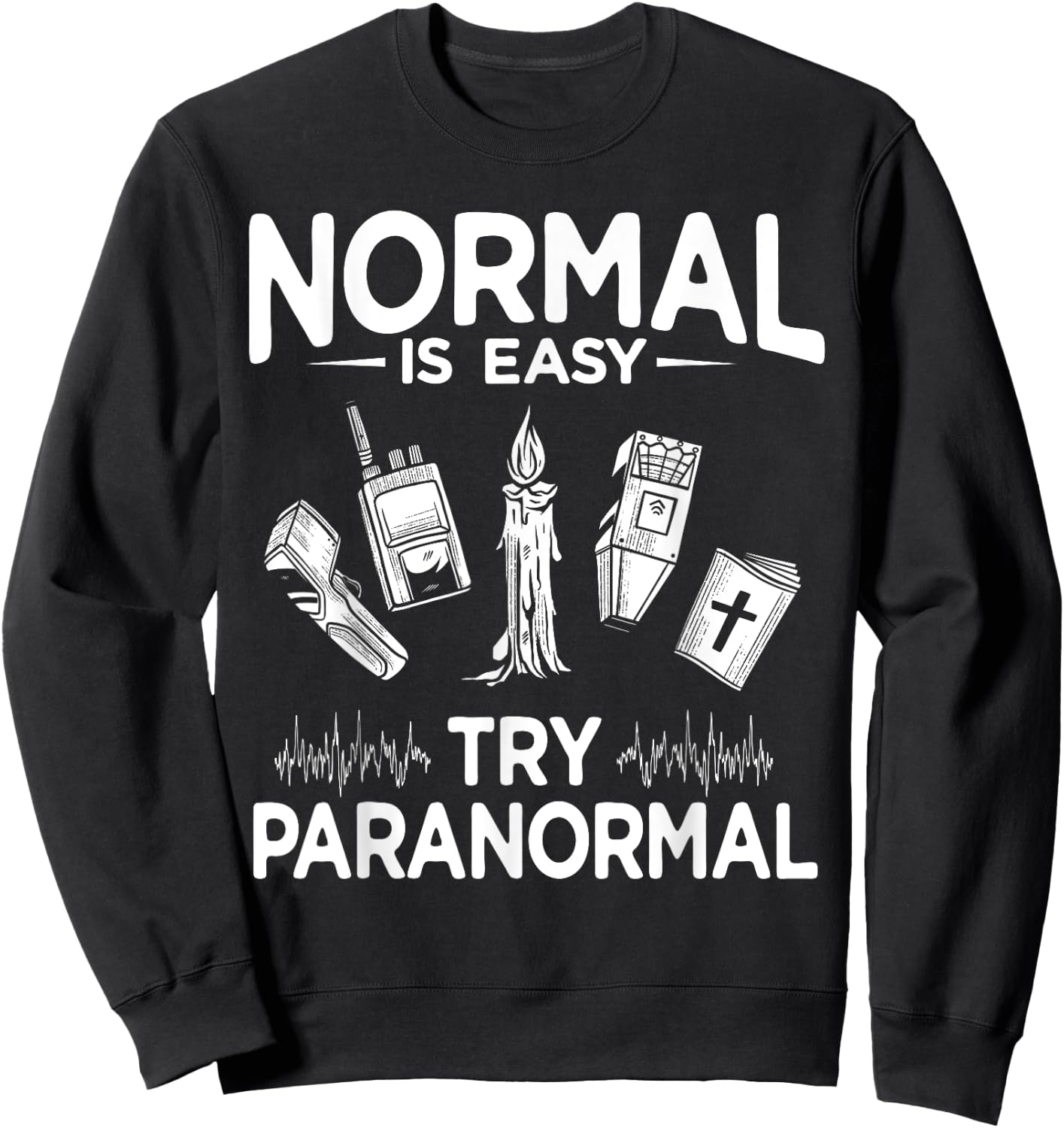Phasmophobia - Ghost Hunter - Paranormal Investigator Sweatshirt - Sweatshirt | Black