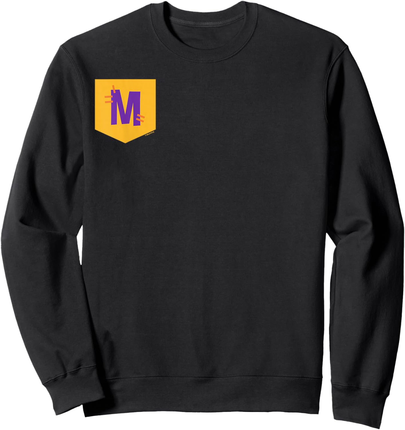 Blippi Meekah Official Pocket Logo Sweatshirt - Sweatshirt | Black
