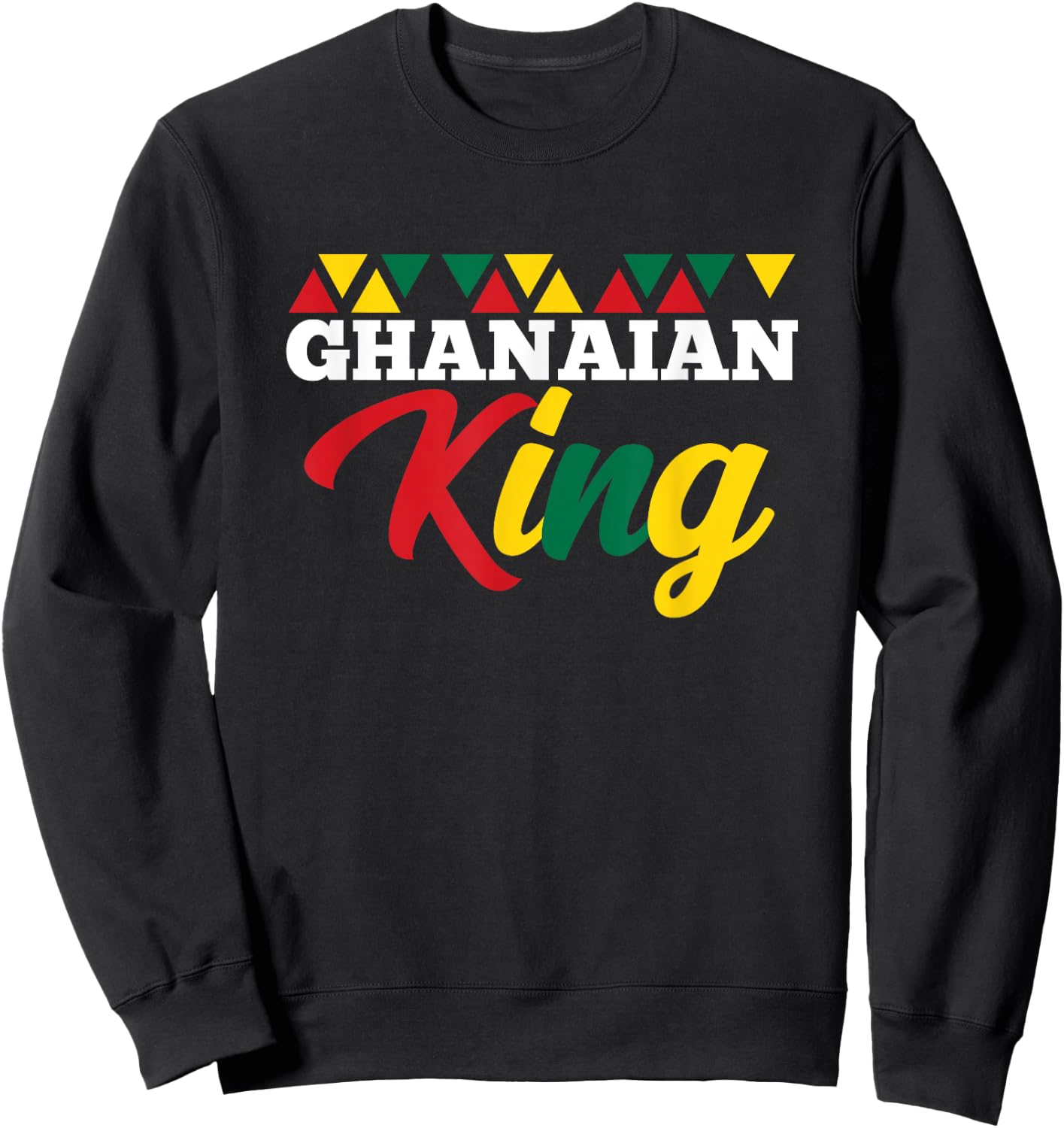 Ghana King Sweatshirt - Sweatshirt | Black