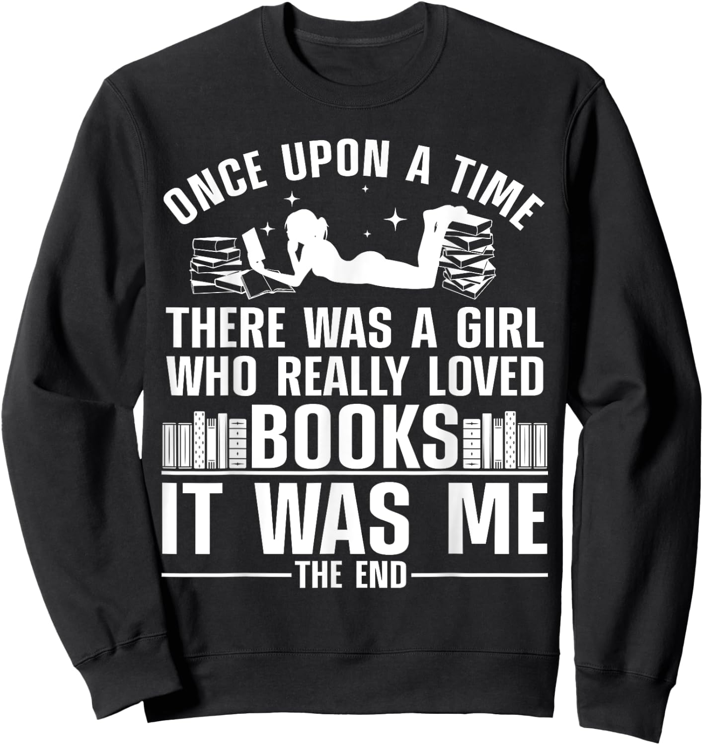 Cool Girl Who Love Book Girl Library Lover Reading Sweatshirt - Sweatshirt | Black