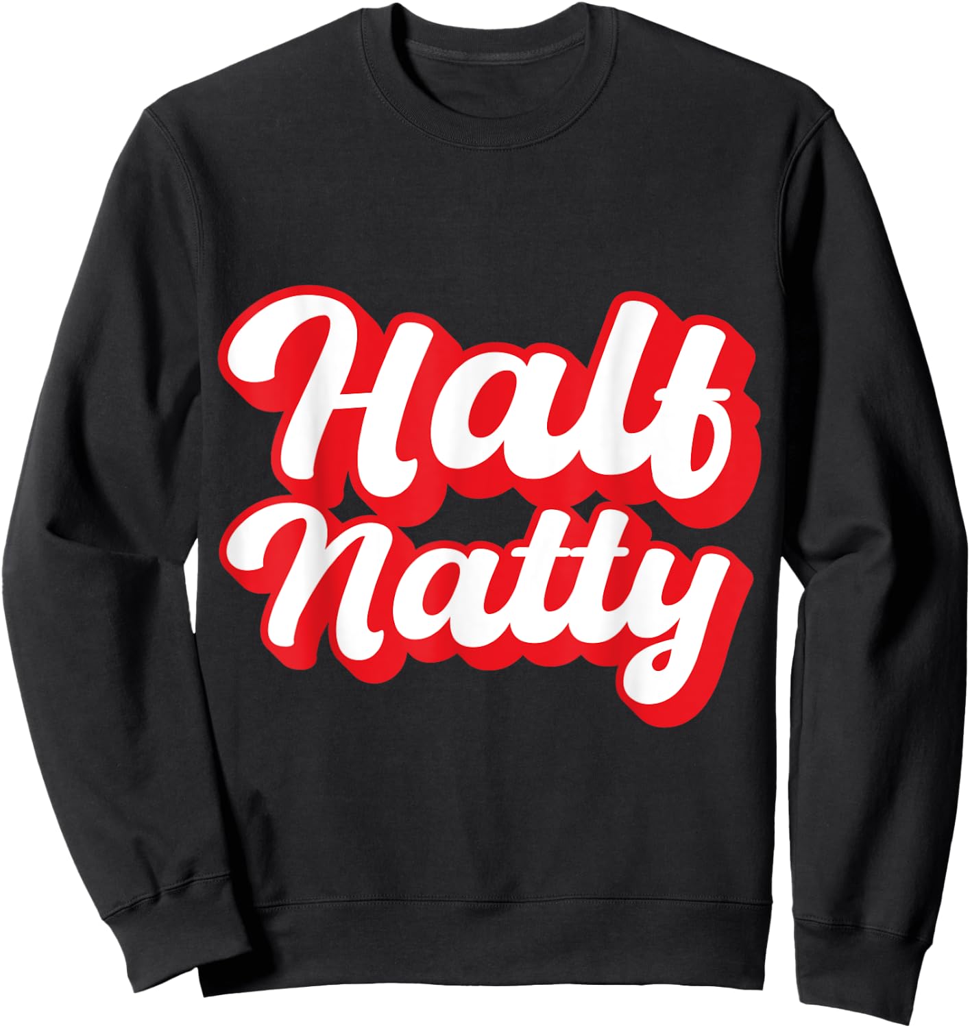 Half Natty Fitness Sweatshirt - Sweatshirt | Black