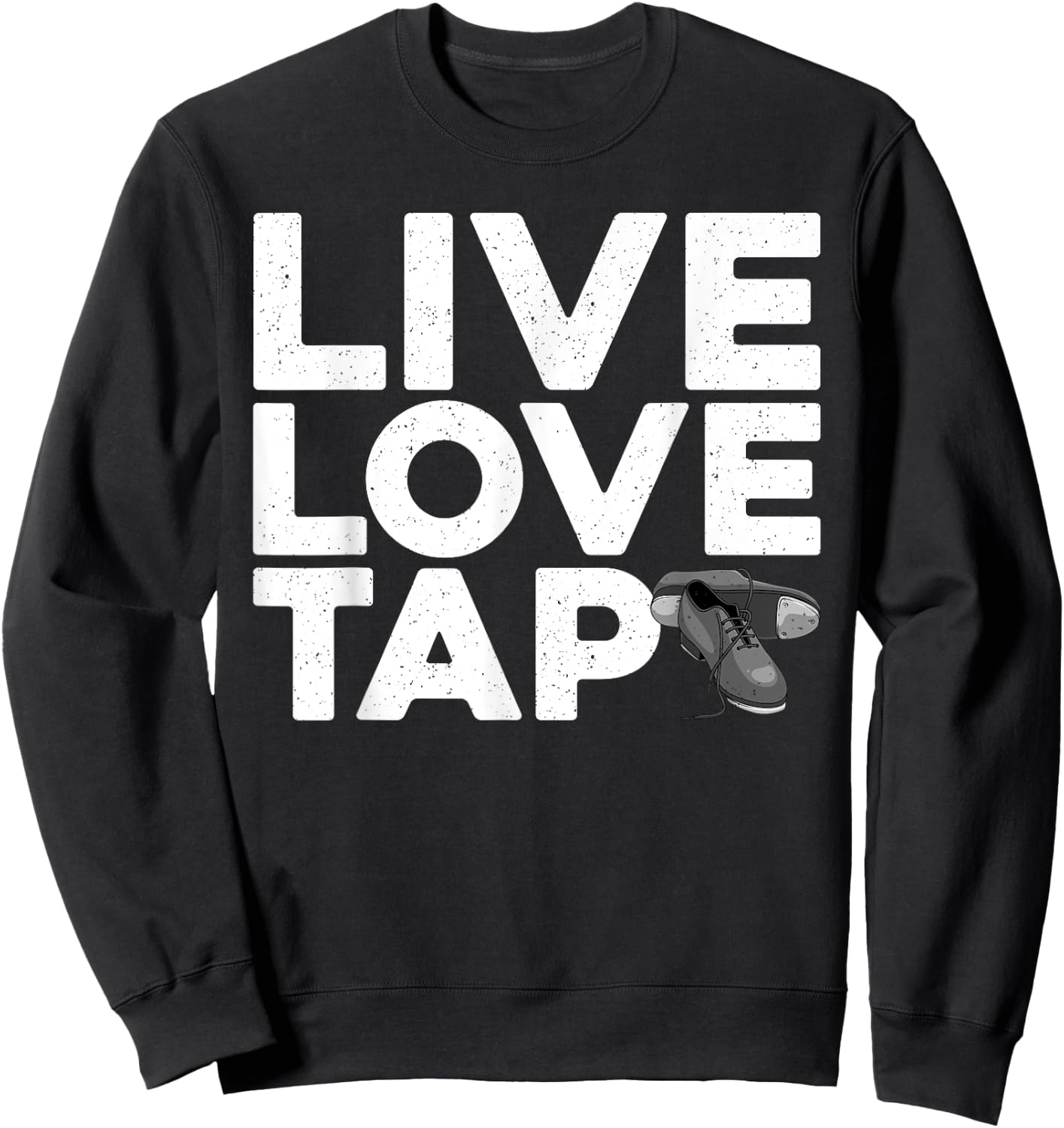 Cool Tap Dancing Design Women Kids Tap Dance Dancer Sweatshirt - Sweatshirt | Black