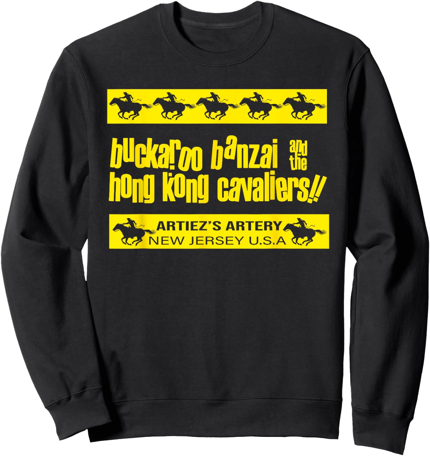 Buckaroo Banzai And The Honkong Cavaliers Sweatshirt - Sweatshirt | Black