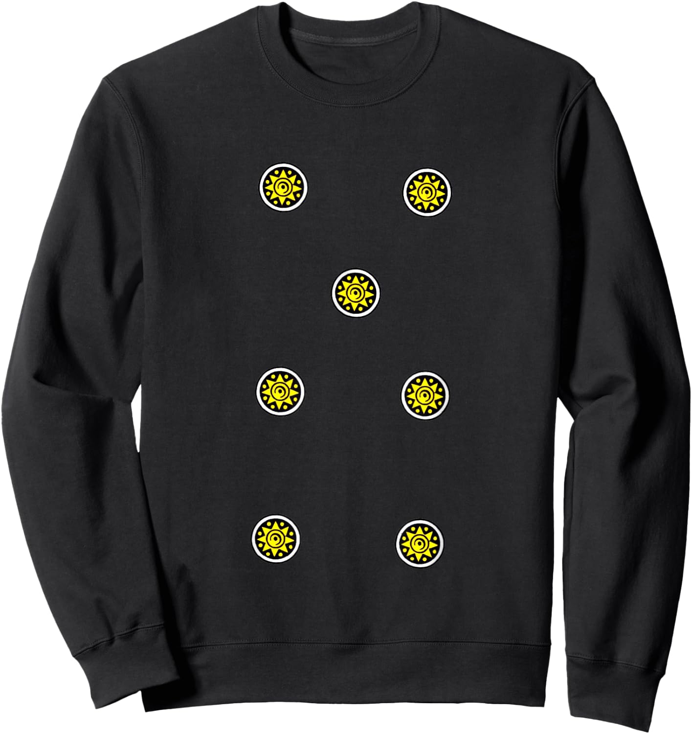 Seven of Money [Neapolitan Cards] Italian Playing Cards Sweatshirt - Sweatshirt | Black