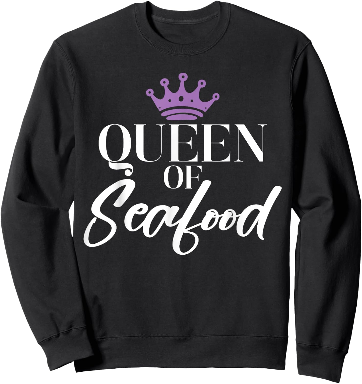 Queen of Seafood Sweatshirt - Sweatshirt | Black