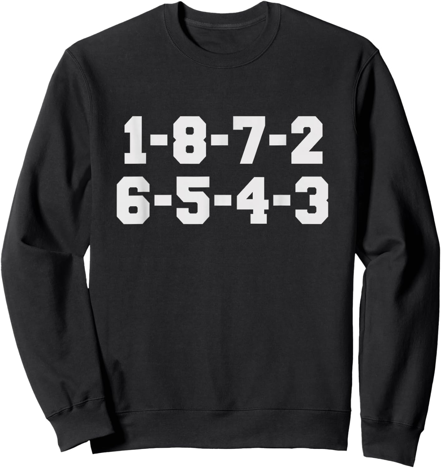 1-8-7-2-6-5-4-3 Firing Order 1-8-7-2-6-5-4-3 Black Men's Classic Fit Short Sleeve Small Sweatshirt - Sweatshirt | Black