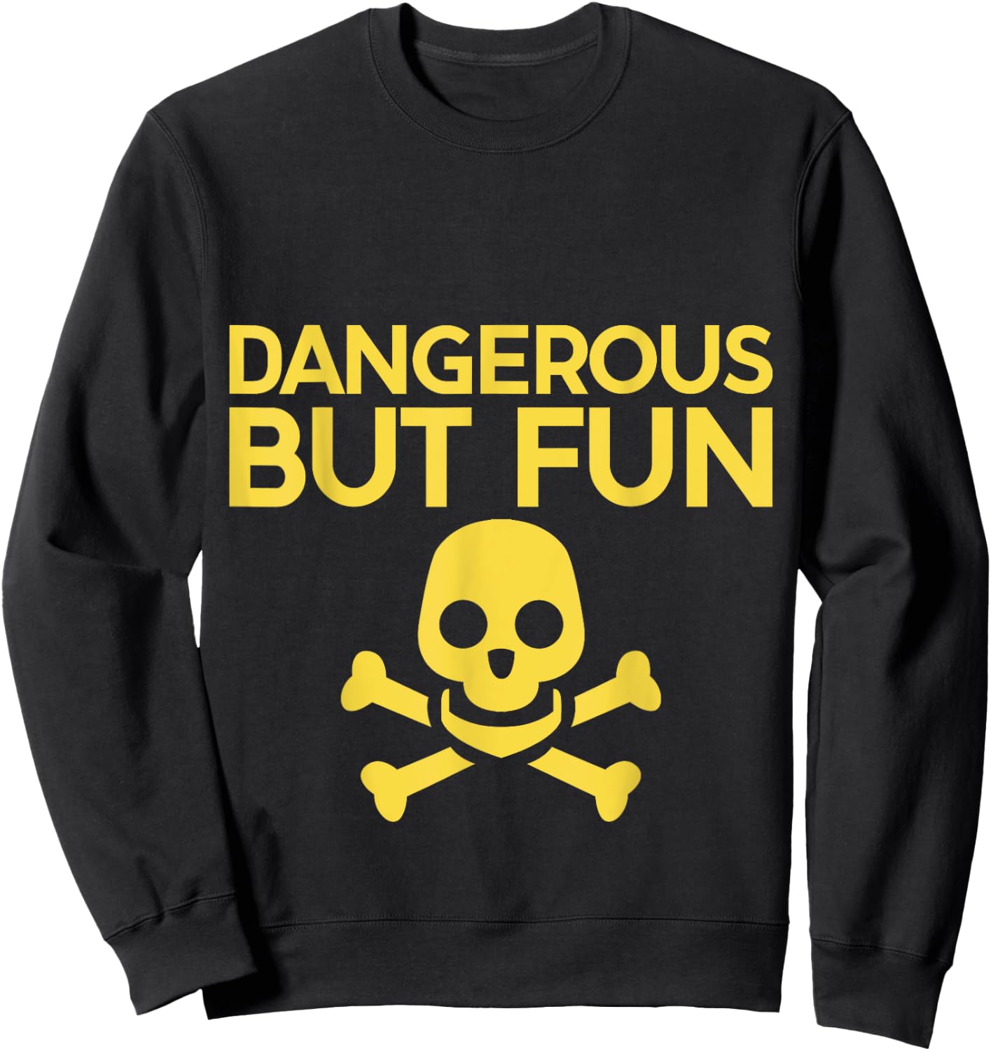 Dangerous But Fun Sweatshirt - Sweatshirt | Black