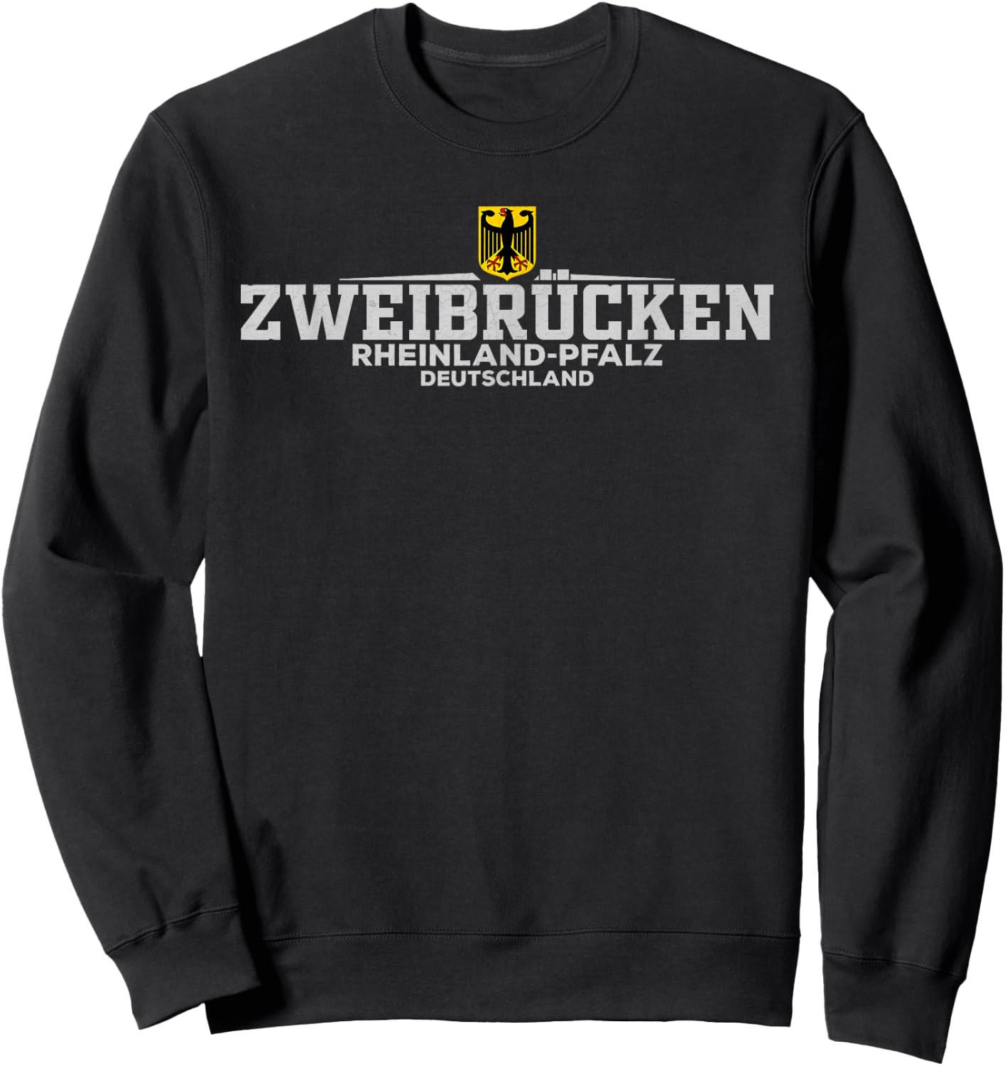 Zweibrucken Rheinland-Pfalz Deutschland / Germany Sweatshirt - Sweatshirt | Black