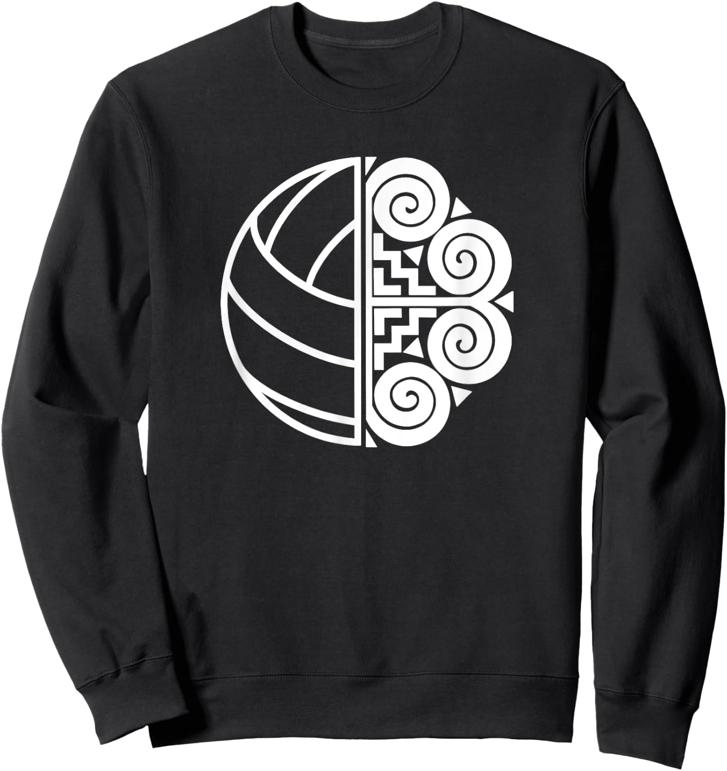 Volleyball Hmong Inspired Sweatshirt - Sweatshirt | Black