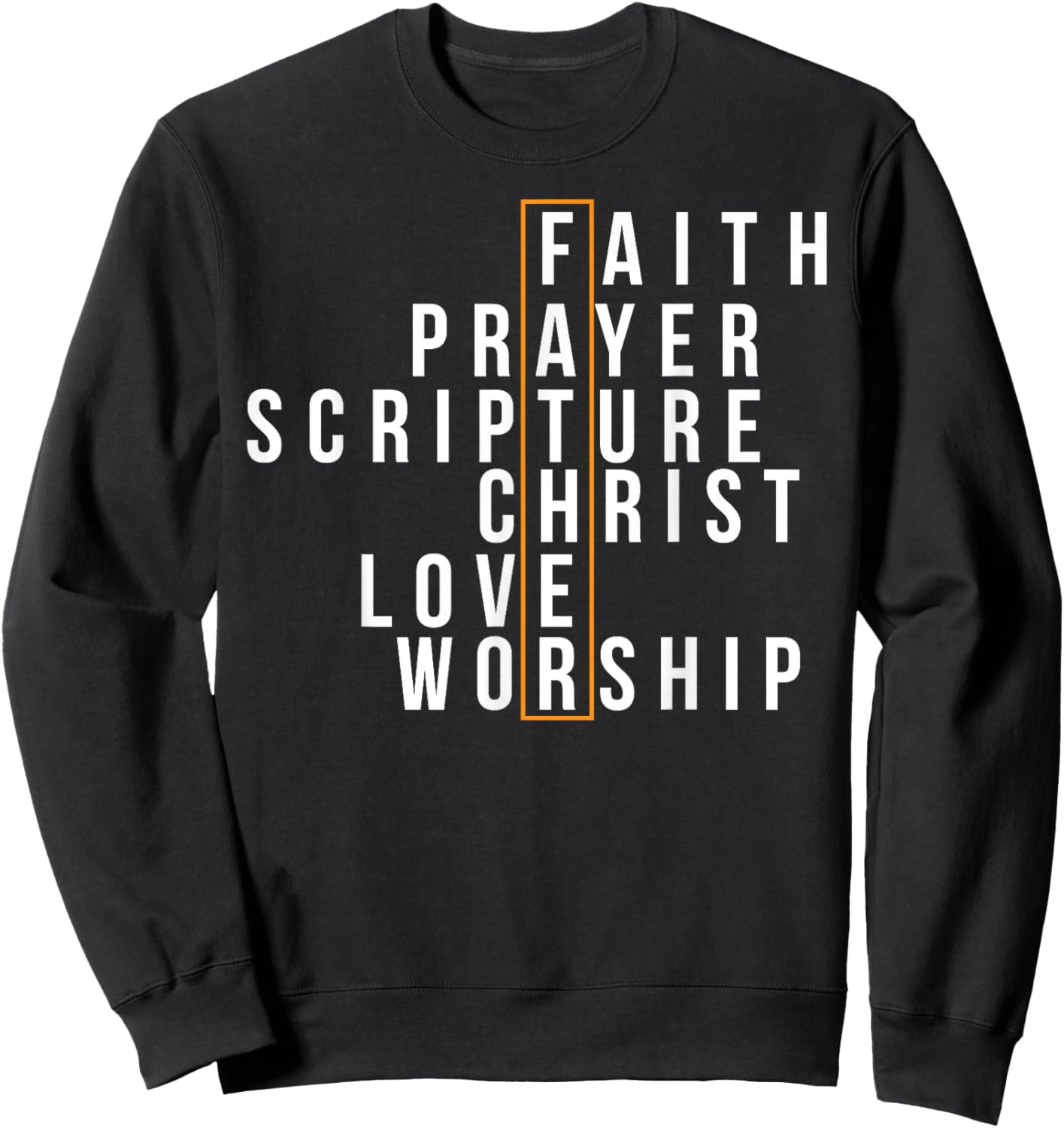 Religious Dad Christian Believer Fatherhood Fathers Day Sweatshirt - Sweatshirt | Black