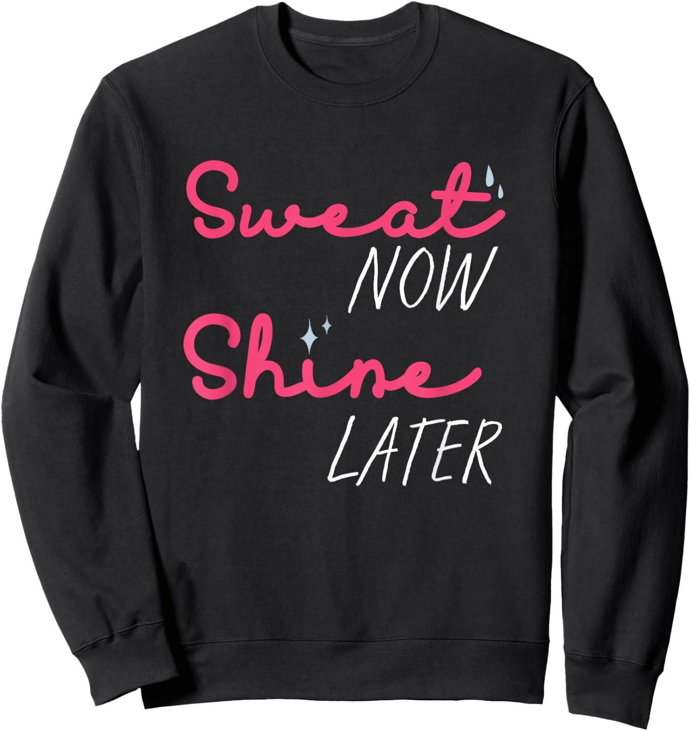 Fitness Gym Design For Girls And Women Sweatshirt - Sweatshirt | Black