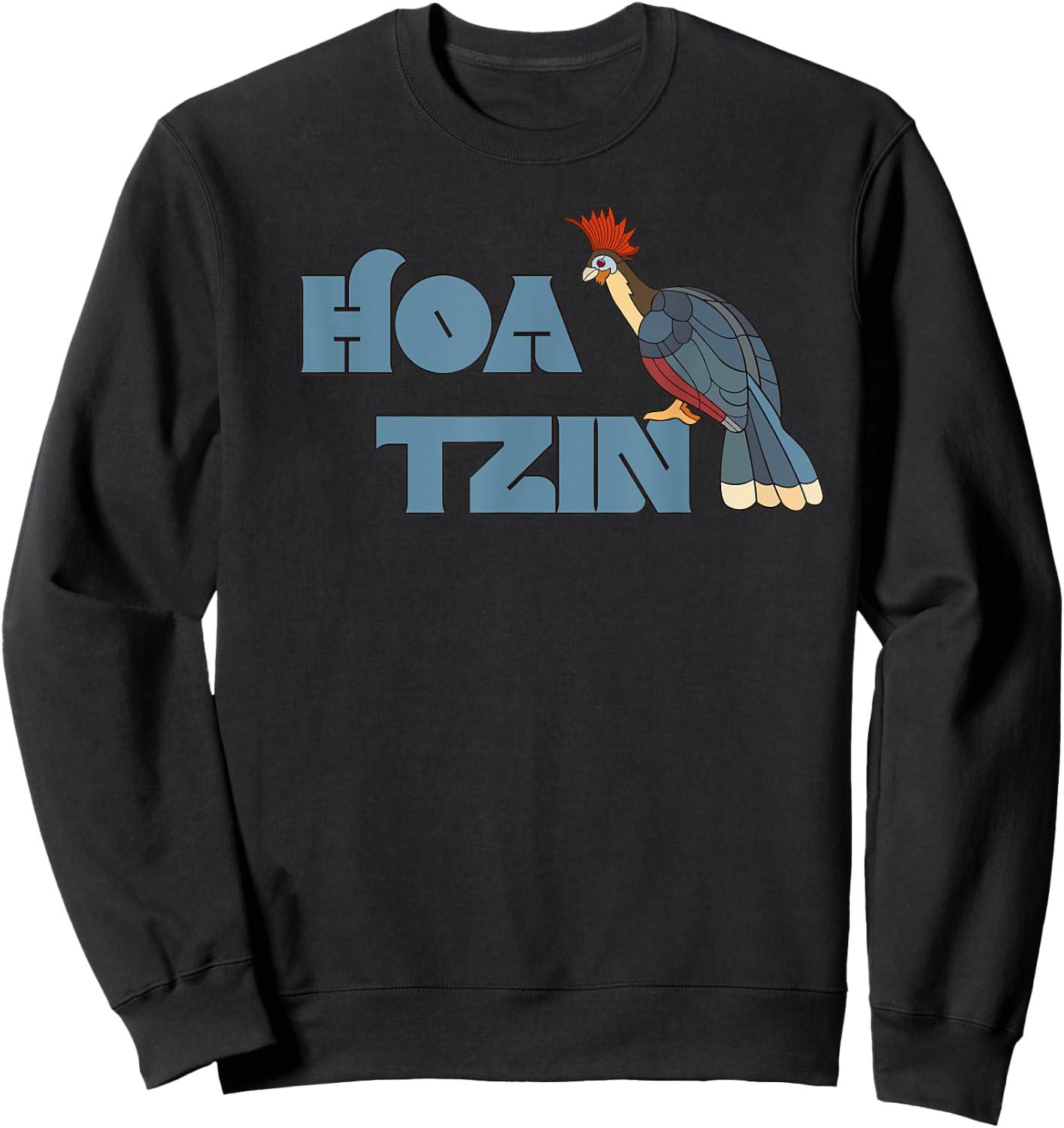 Hoatzin Bird Hoactzin Opisthocomus hoazin Sweatshirt - Sweatshirt | Black