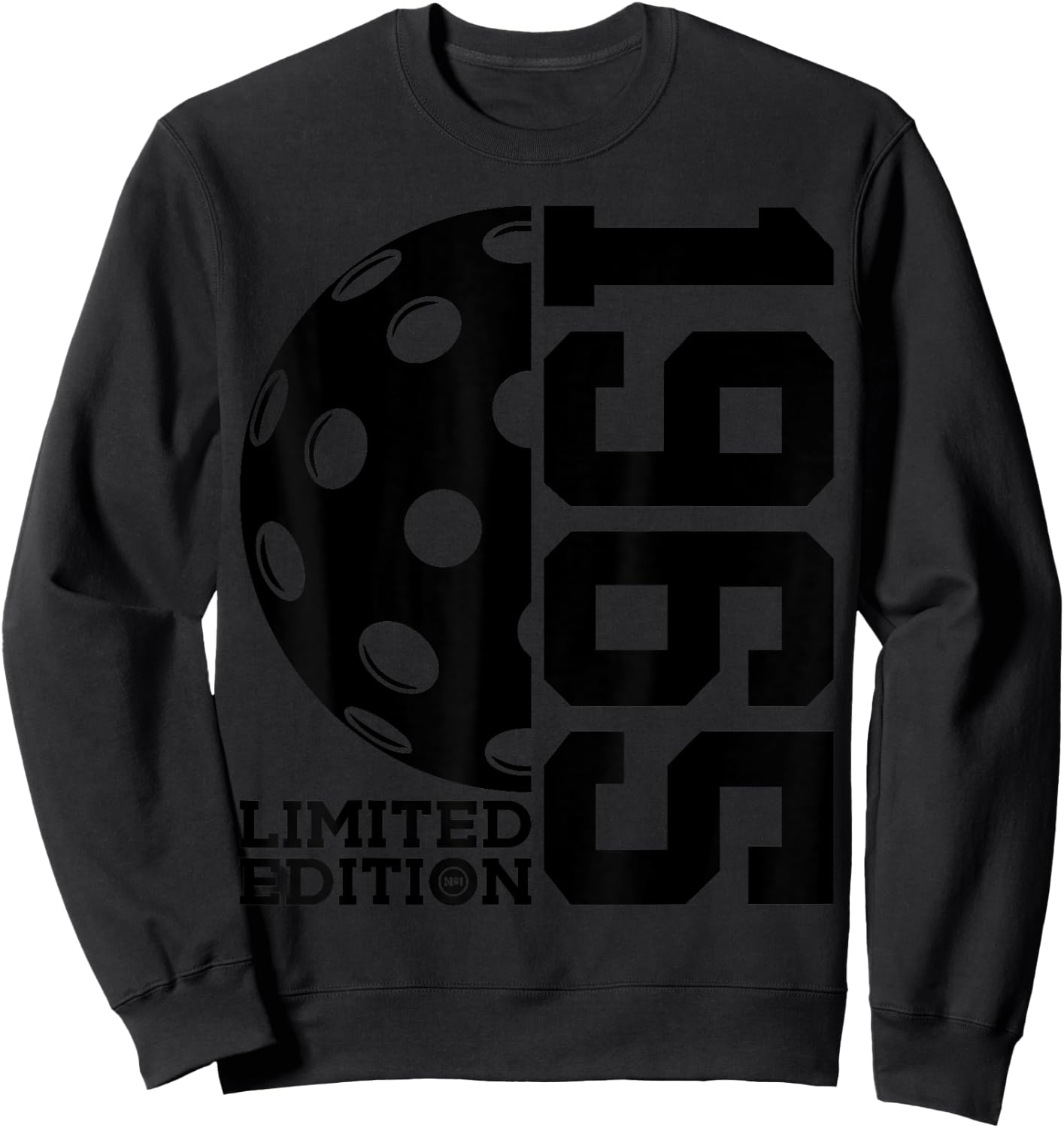 60th BIRTHDAY PICKLEBALL LIMITED EDITION 1965 Sweatshirt - Sweatshirt | Black