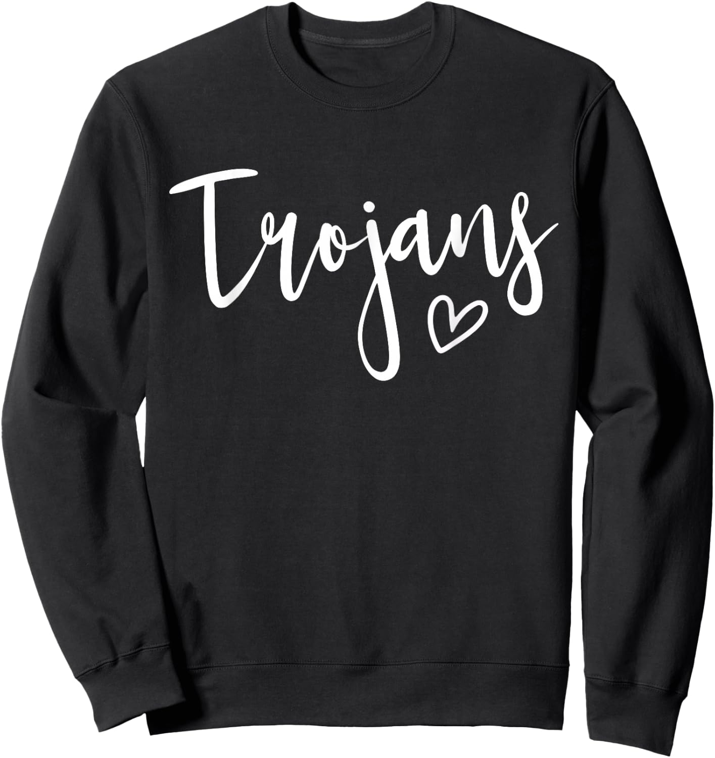 Trojans High School Trojans Sports Team Women's Trojans Sweatshirt - Sweatshirt | Black