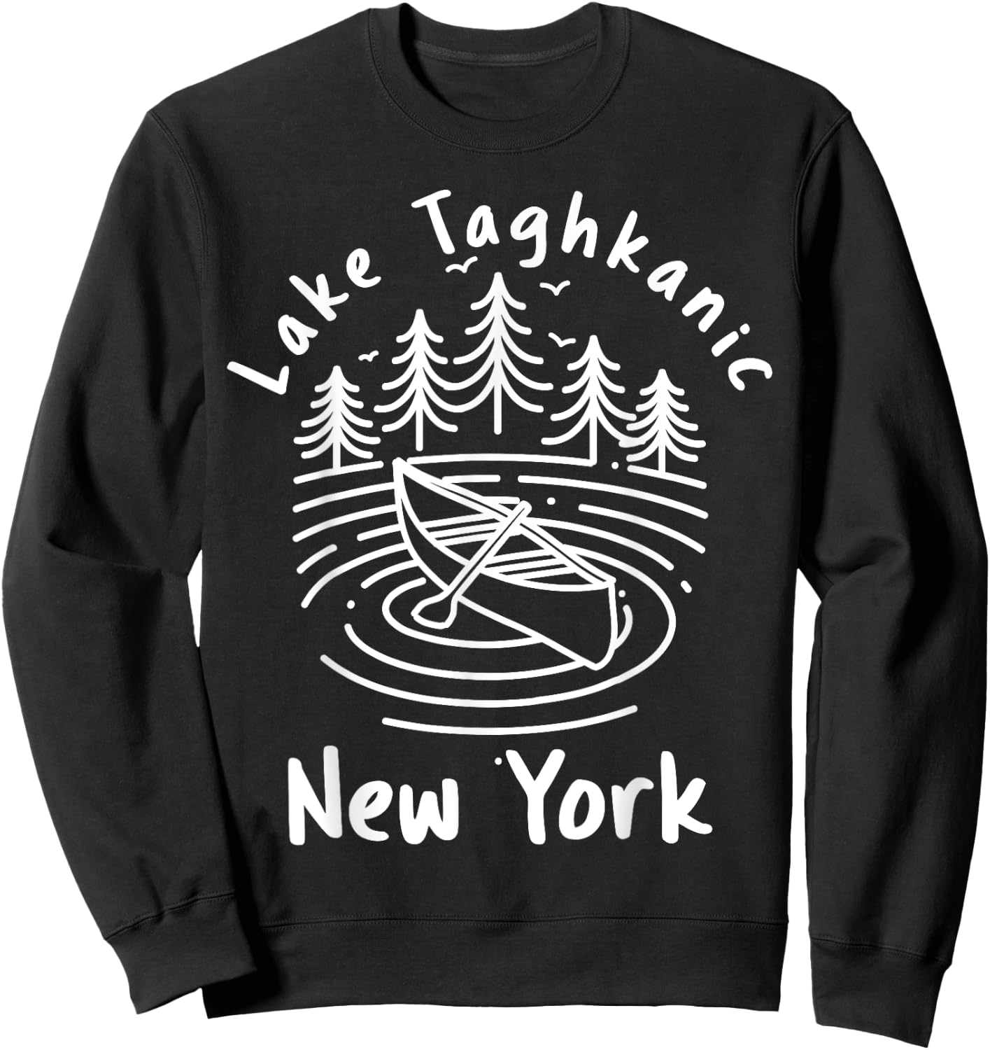 Lake Taghkanic in New York State Sweatshirt - Sweatshirt | Black
