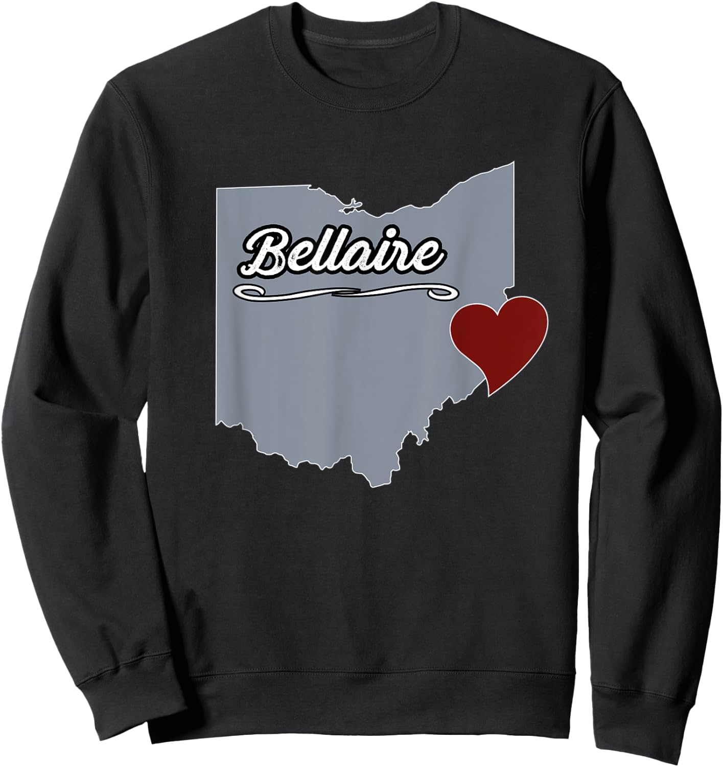 BELLAIRE - Ohio | OH City State USA - Cute Souvenir Sweatshirt - Sweatshirt | Black