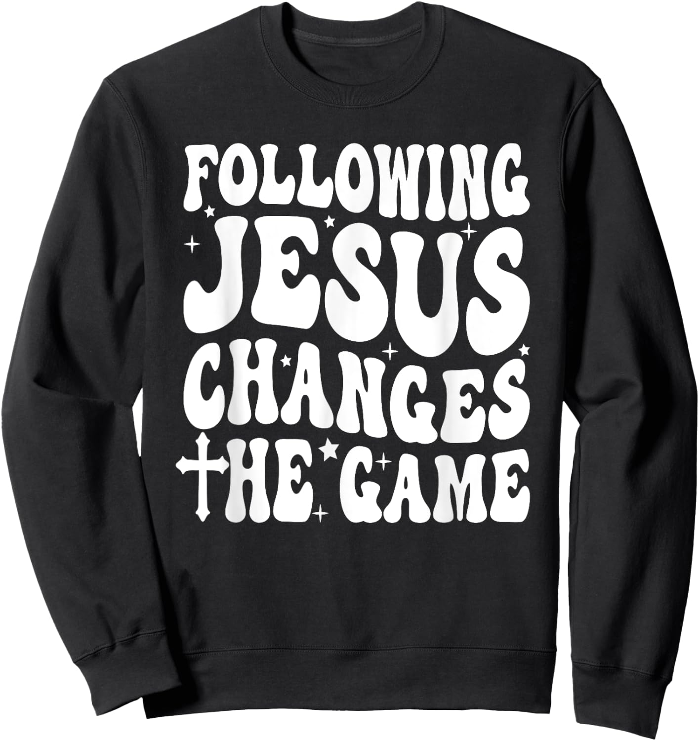 Following Jesus changes the Game Sweatshirt - Sweatshirt | Black