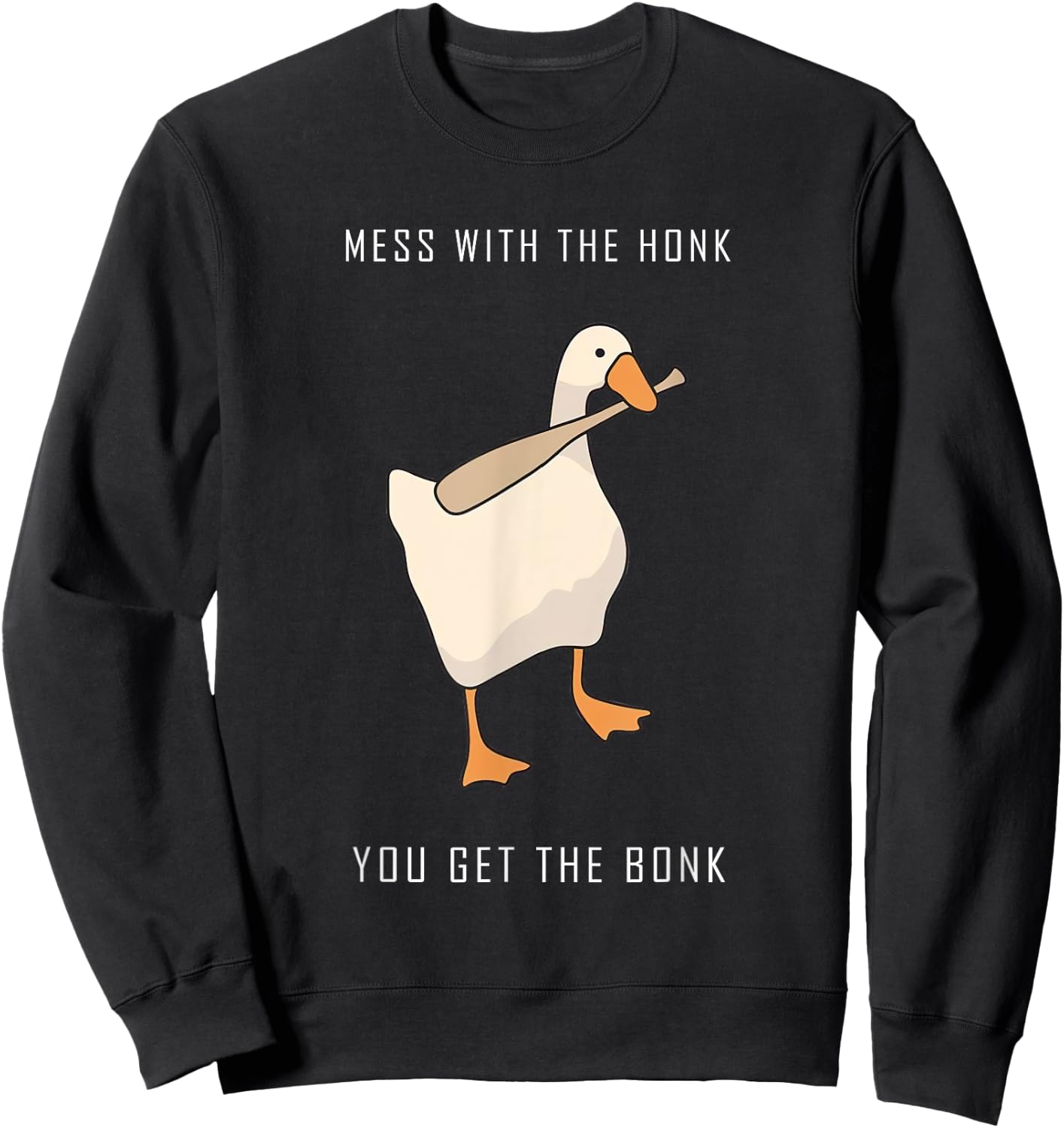 Untitled Goose Game Funny Family Gaming Sweatshirt - Sweatshirt | Black