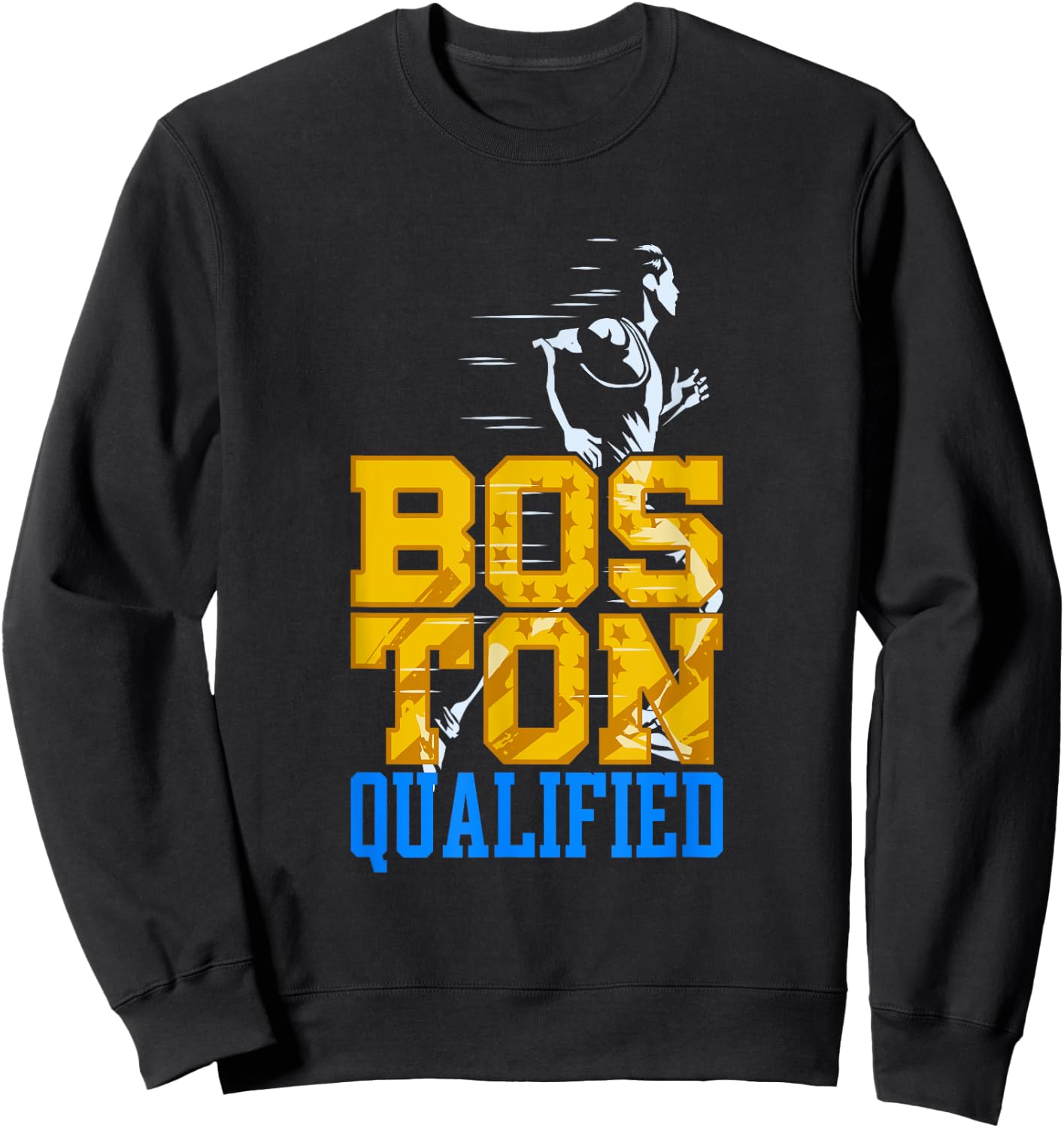 Boston Qualified Annual Marathon Training Sweatshirt - Sweatshirt | Black